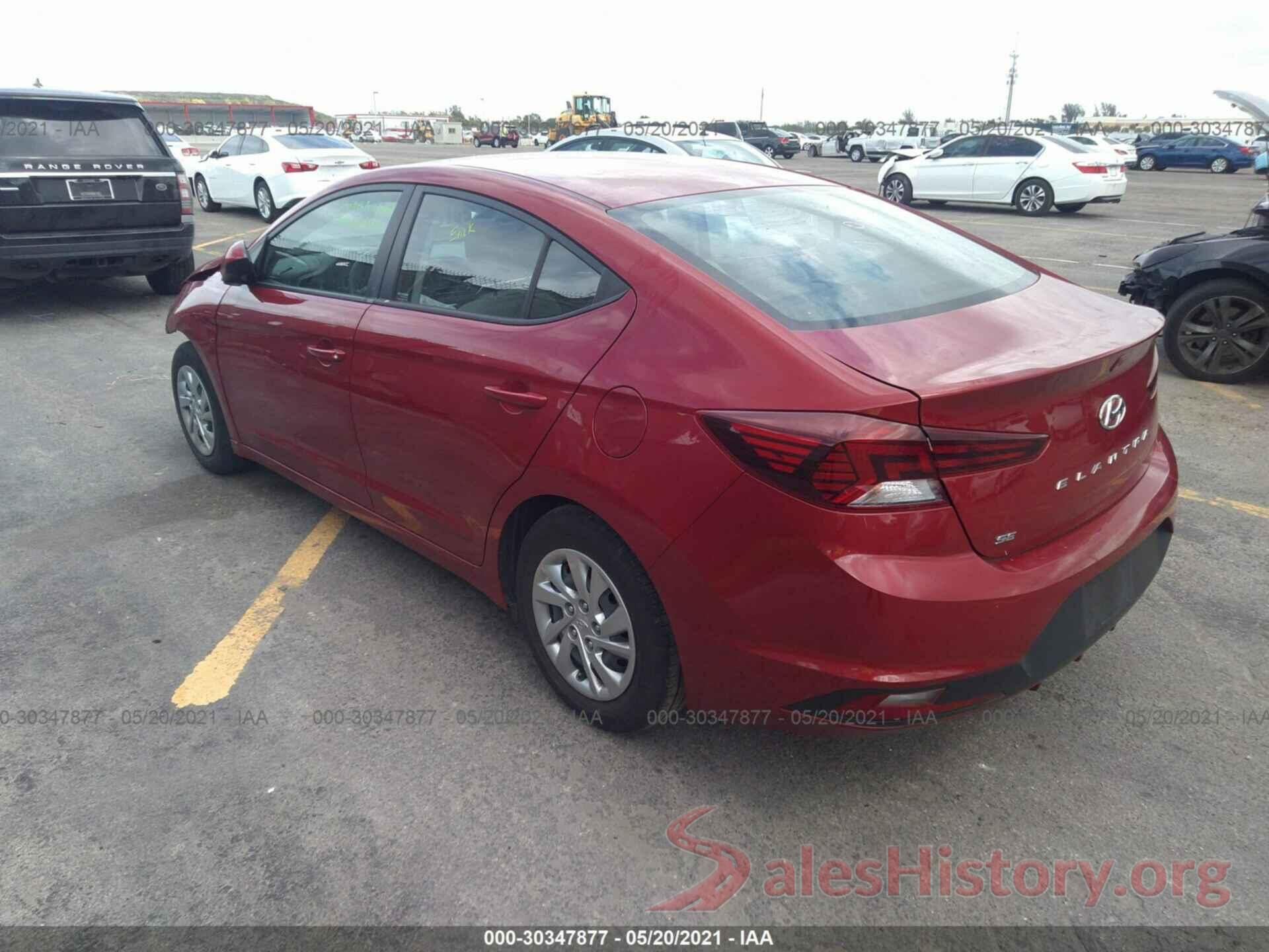 KMHD74LF3KU841970 2019 HYUNDAI ELANTRA