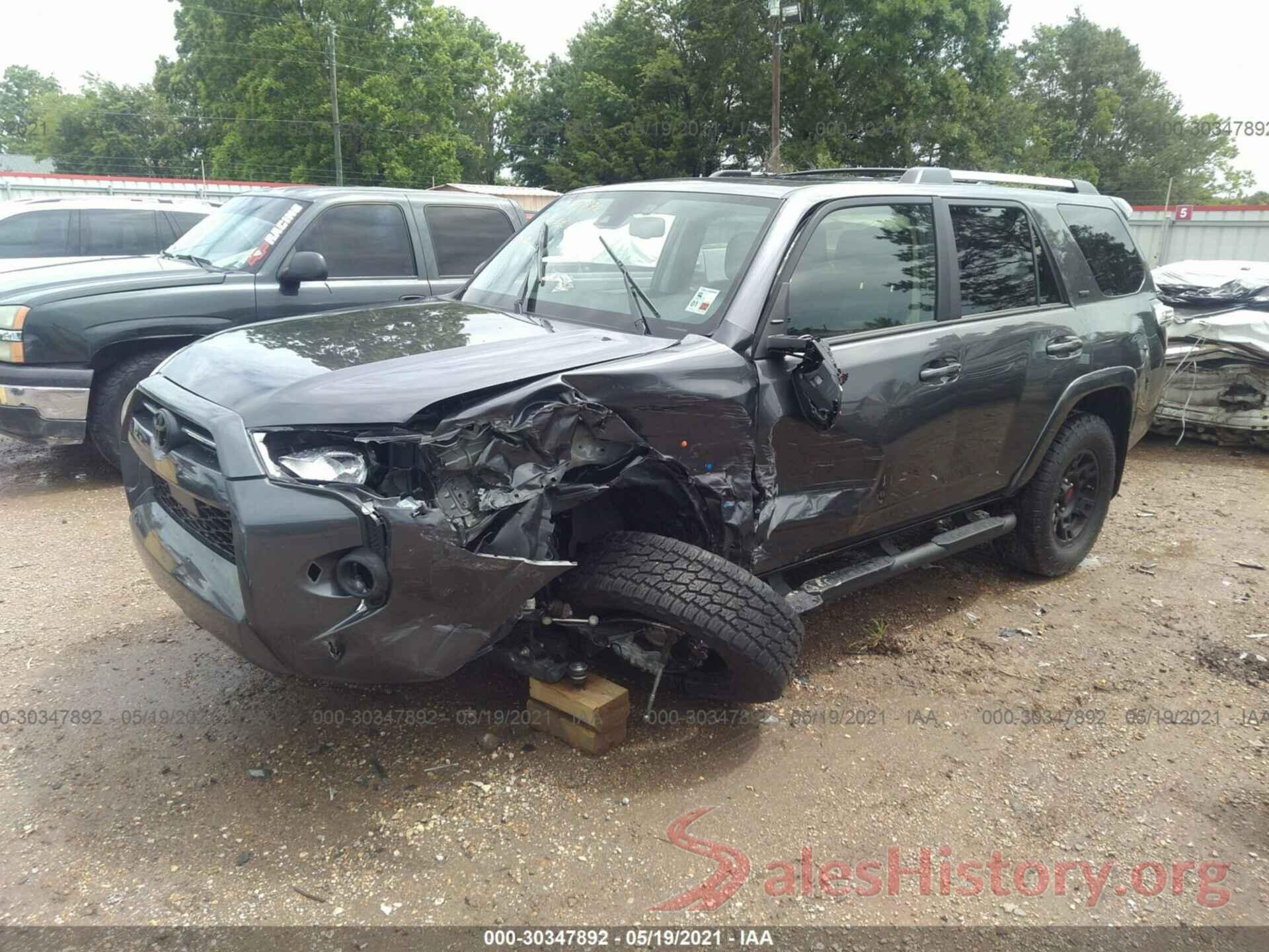 JTEFU5JRXM5237558 2021 TOYOTA 4RUNNER