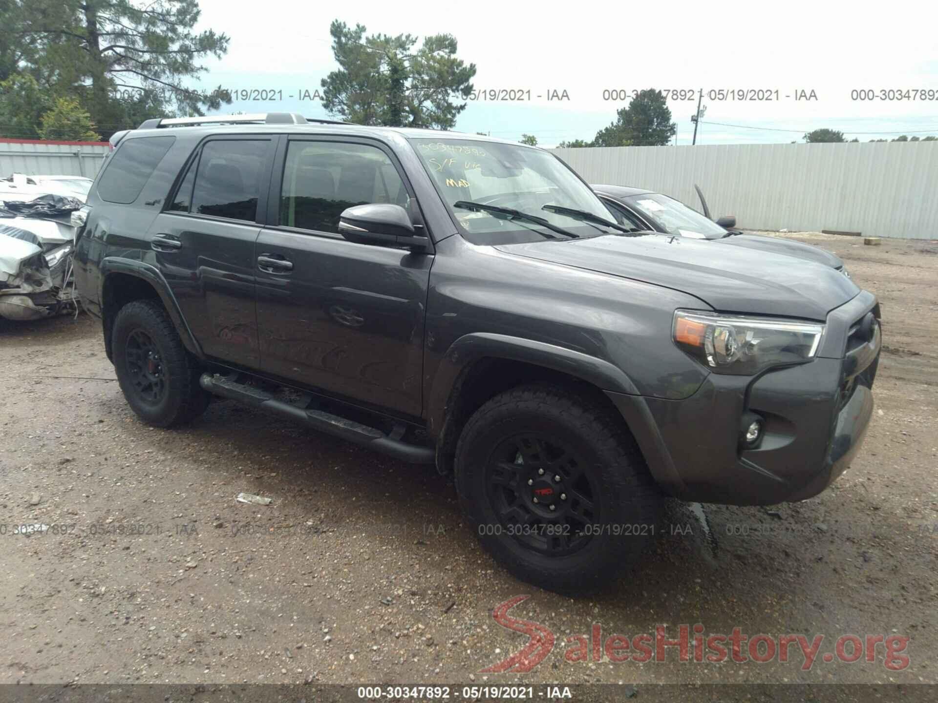 JTEFU5JRXM5237558 2021 TOYOTA 4RUNNER