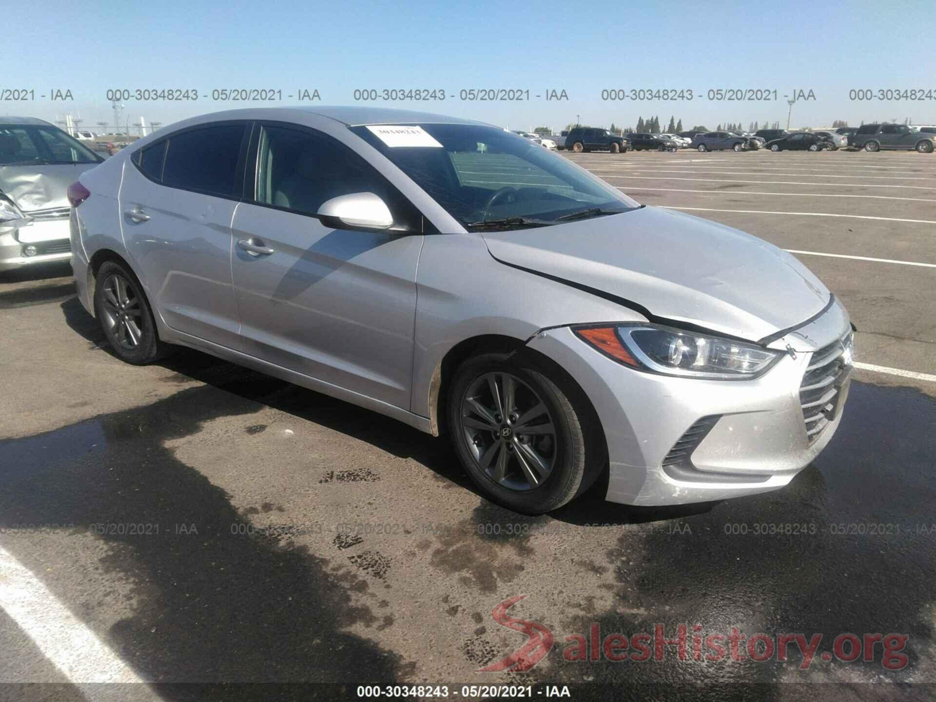 5NPD84LF5JH221048 2018 HYUNDAI ELANTRA