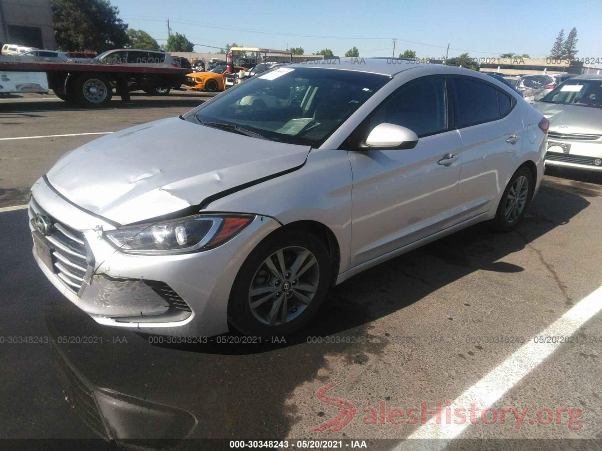 5NPD84LF5JH221048 2018 HYUNDAI ELANTRA