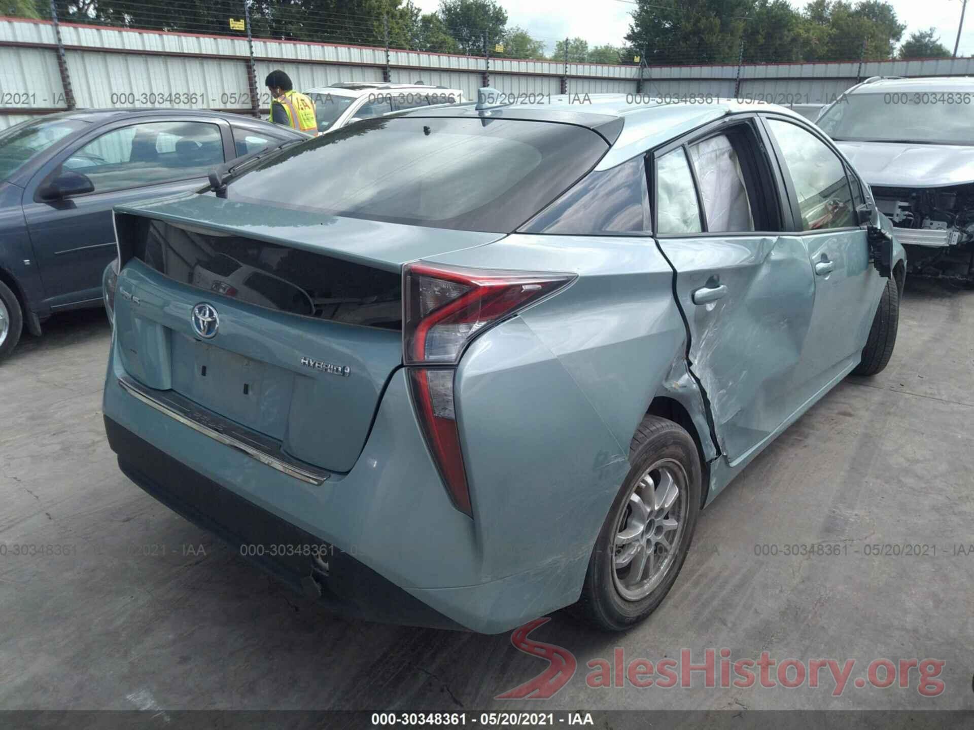 JTDKBRFU6G3502571 2016 TOYOTA PRIUS