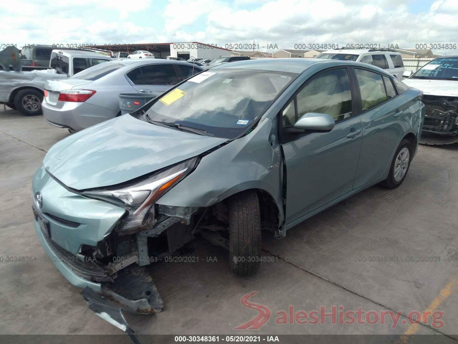 JTDKBRFU6G3502571 2016 TOYOTA PRIUS