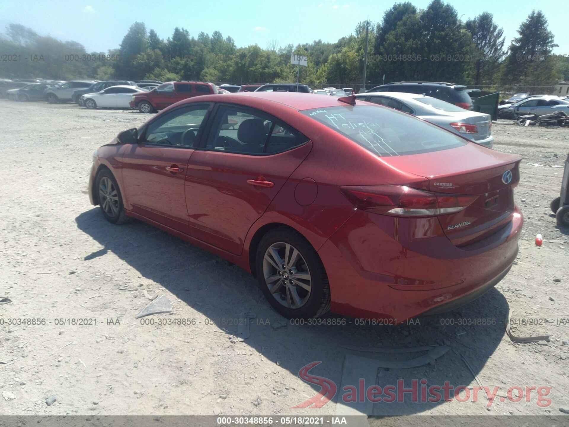 5NPD84LF6JH308179 2018 HYUNDAI ELANTRA