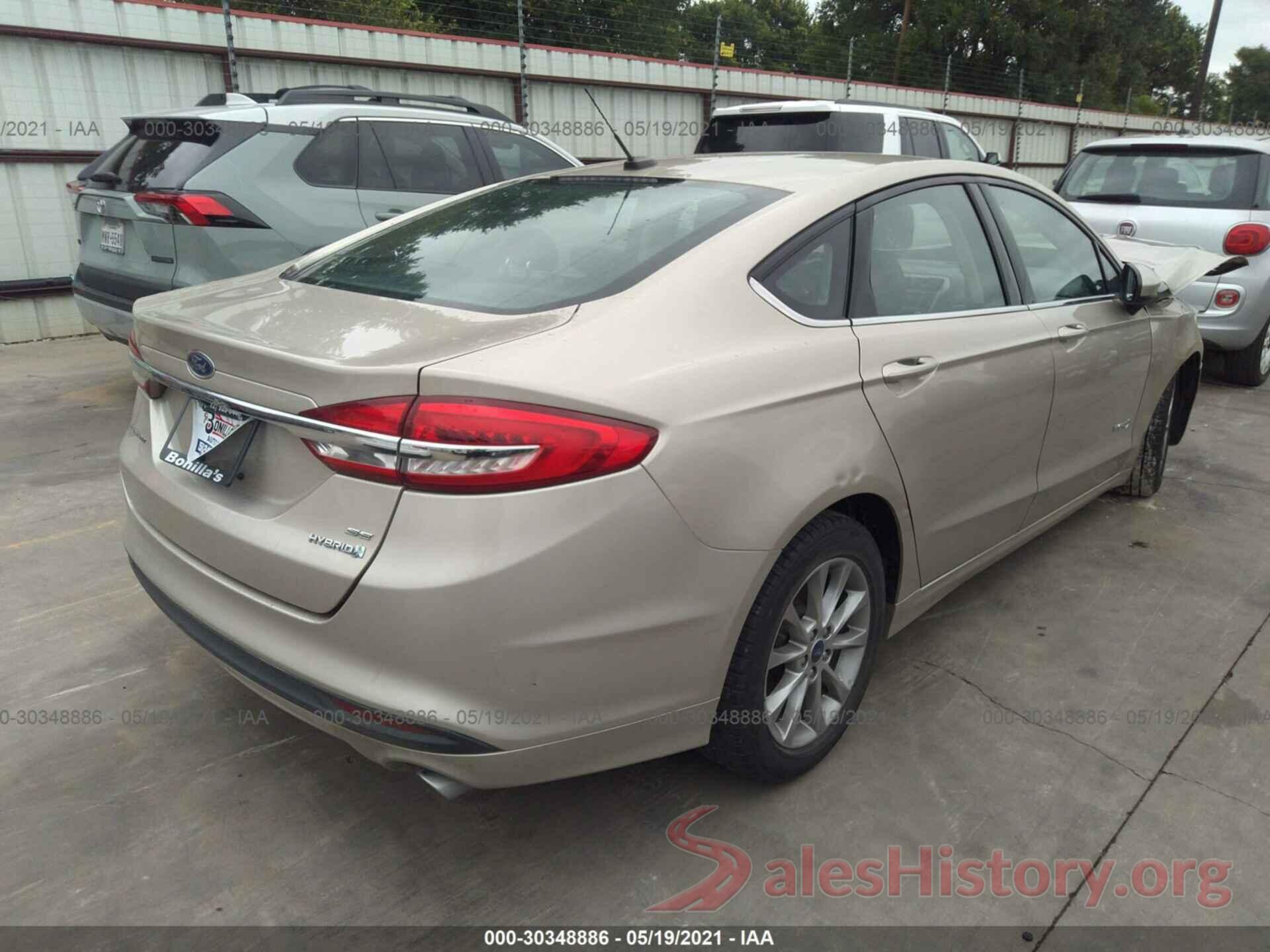 3FA6P0LU3HR385494 2017 FORD FUSION