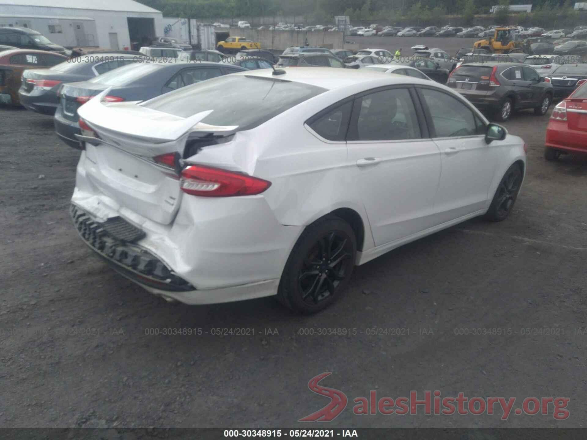 3FA6P0HD0JR164420 2018 FORD FUSION