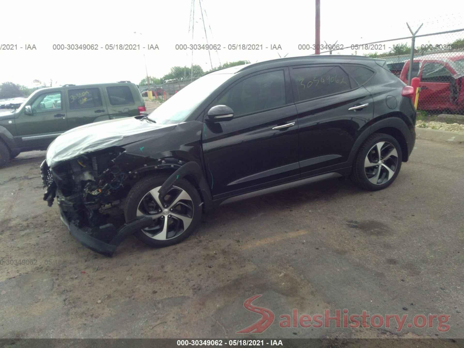 KM8J3CA25GU192415 2016 HYUNDAI TUCSON