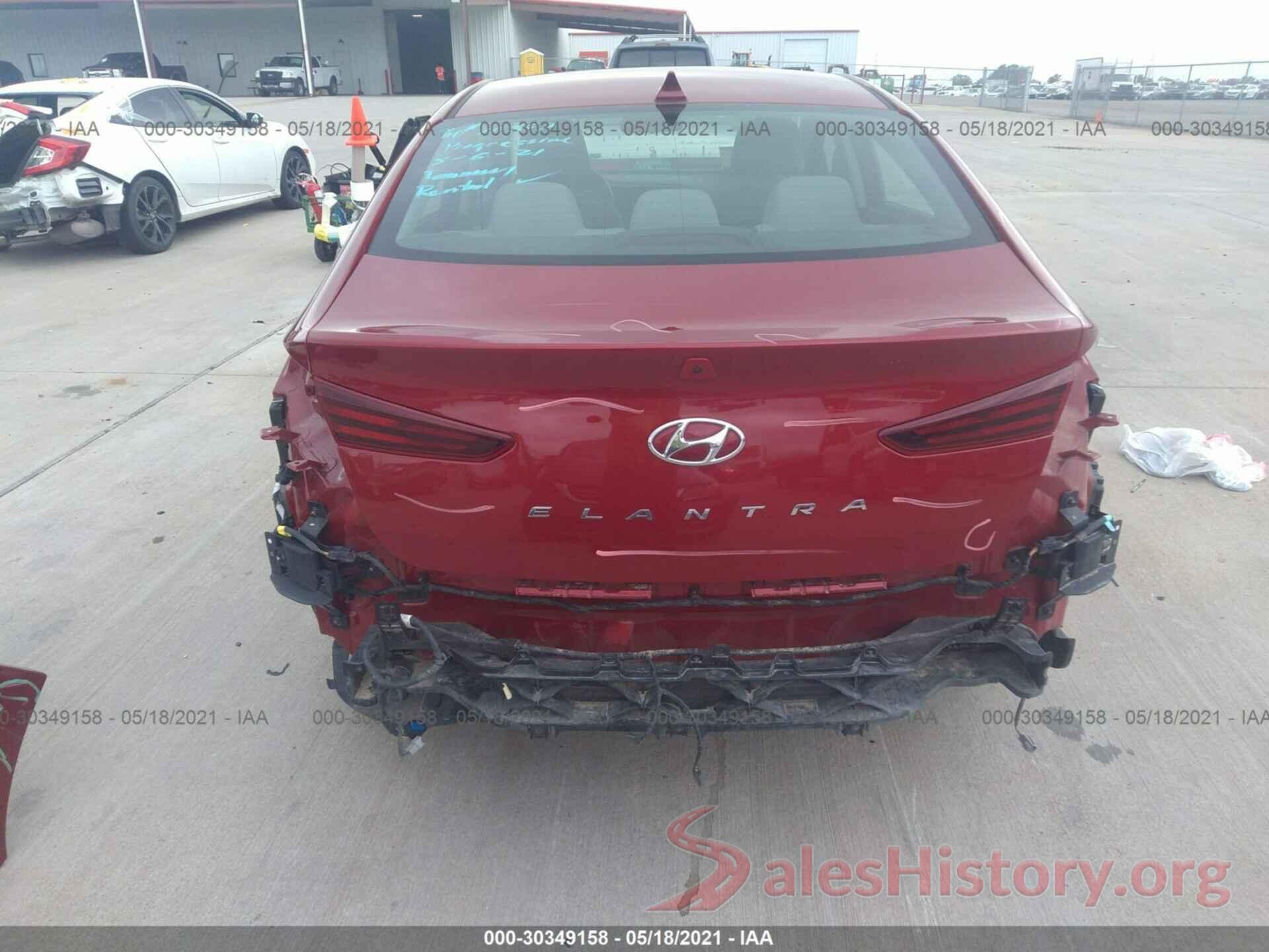 KMHD84LF7KU743411 2019 HYUNDAI ELANTRA