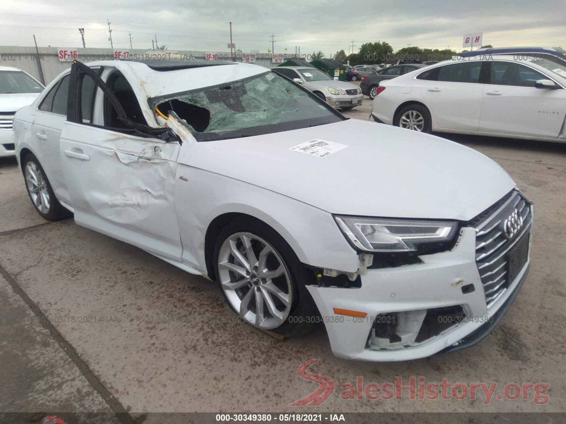 WAUENAF42KA109416 2019 AUDI A4