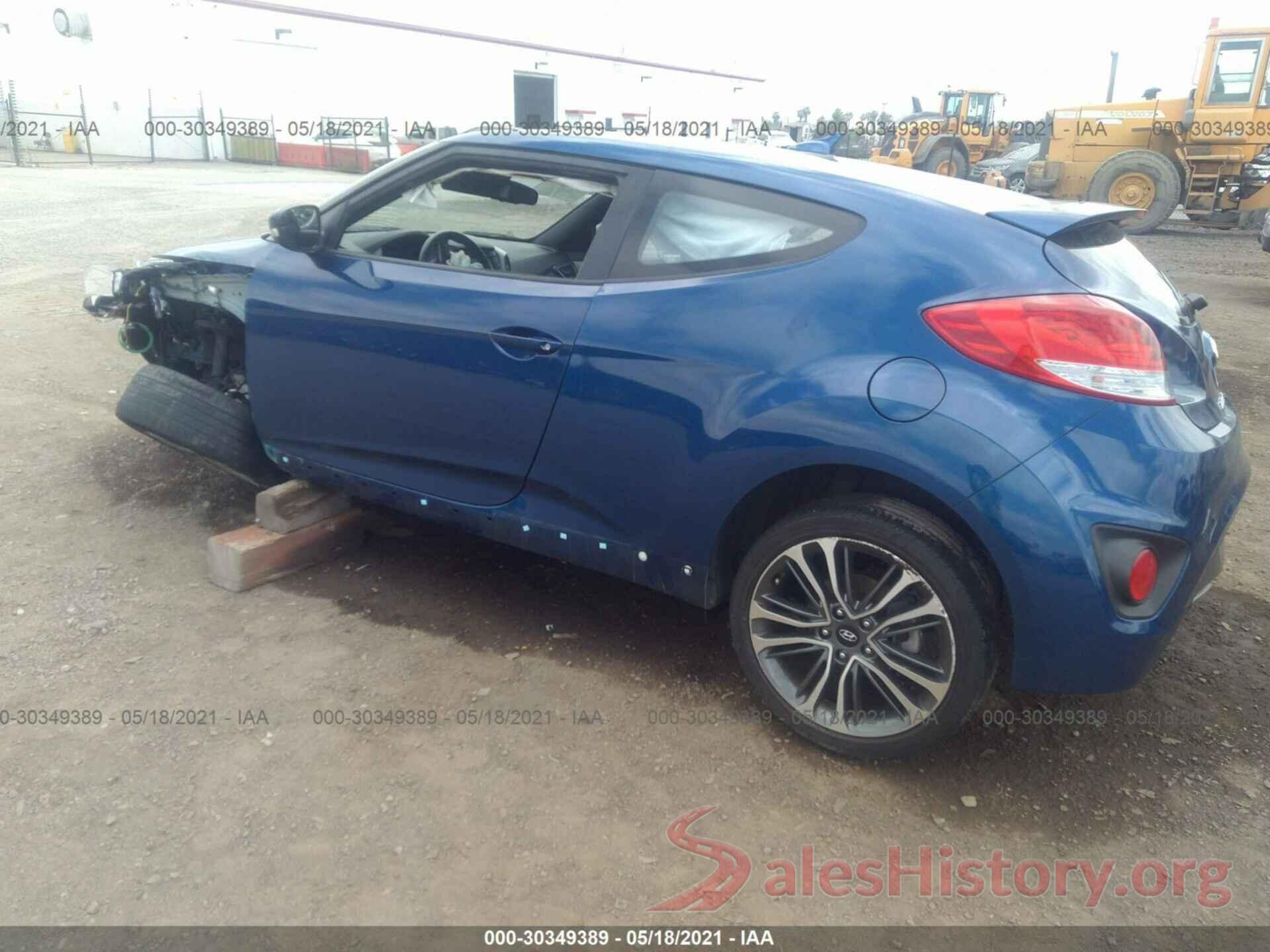 KMHTC6AE6GU293905 2016 HYUNDAI VELOSTER