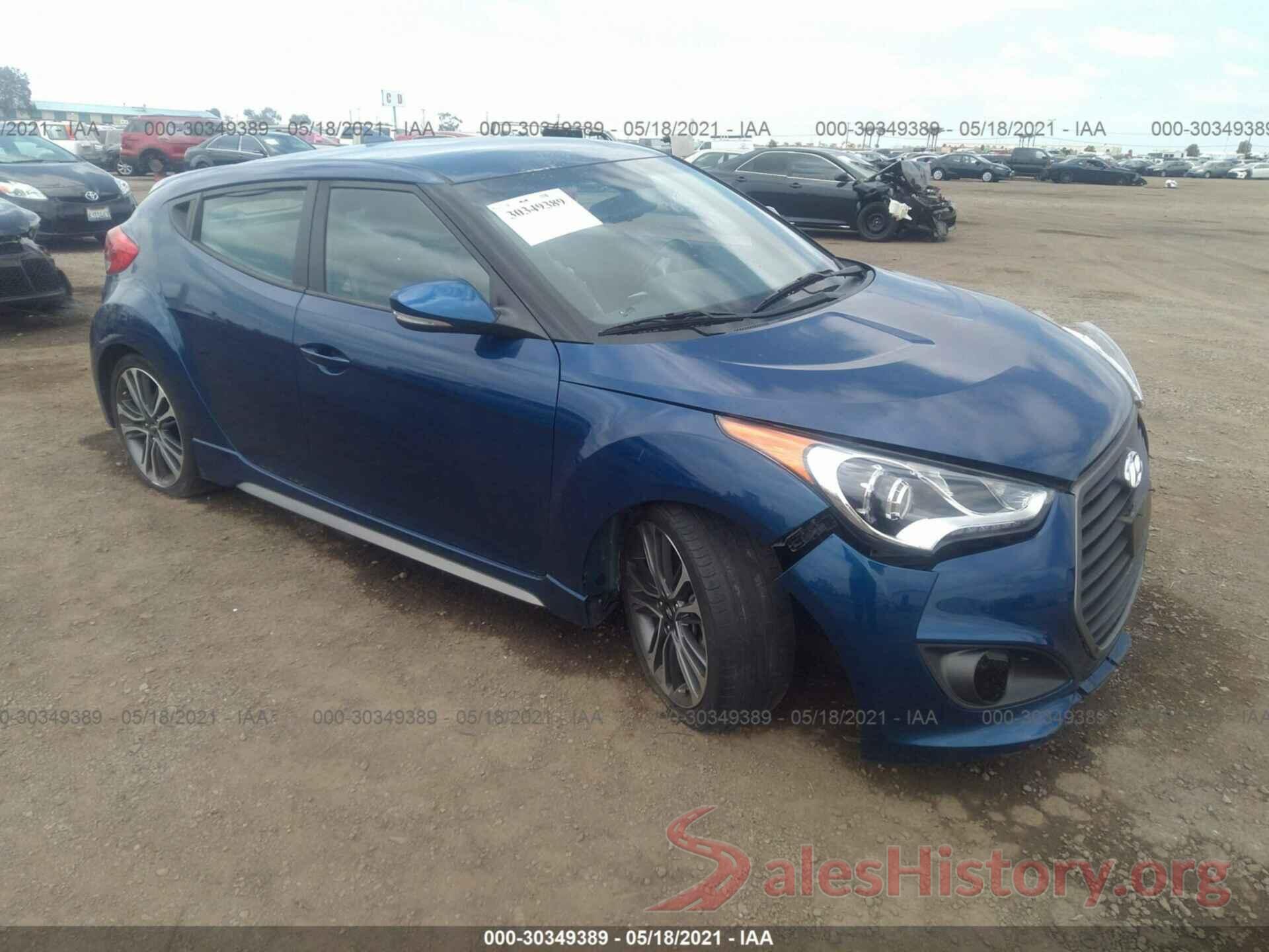 KMHTC6AE6GU293905 2016 HYUNDAI VELOSTER