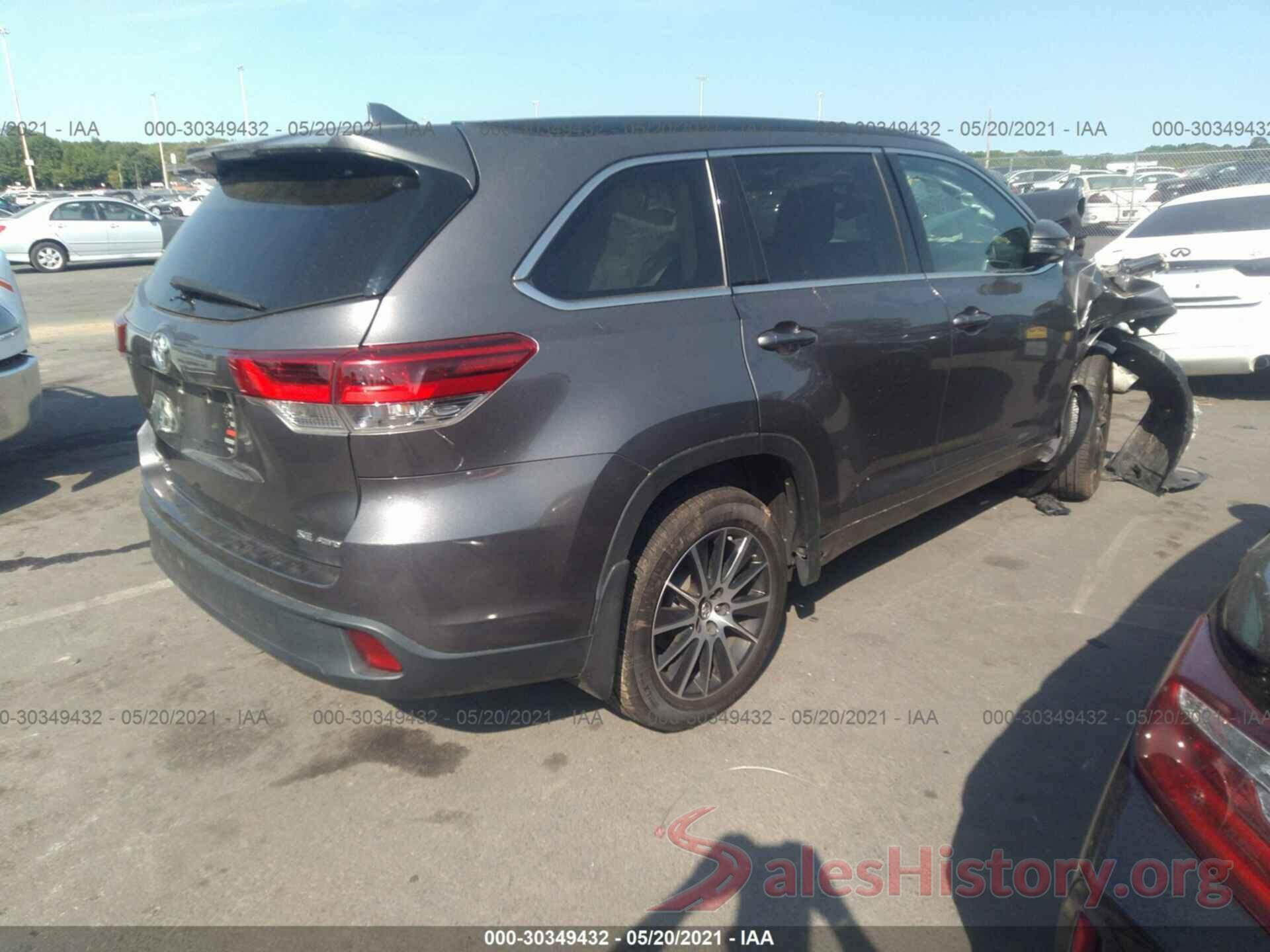 5TDJZRFH1HS421617 2017 TOYOTA HIGHLANDER