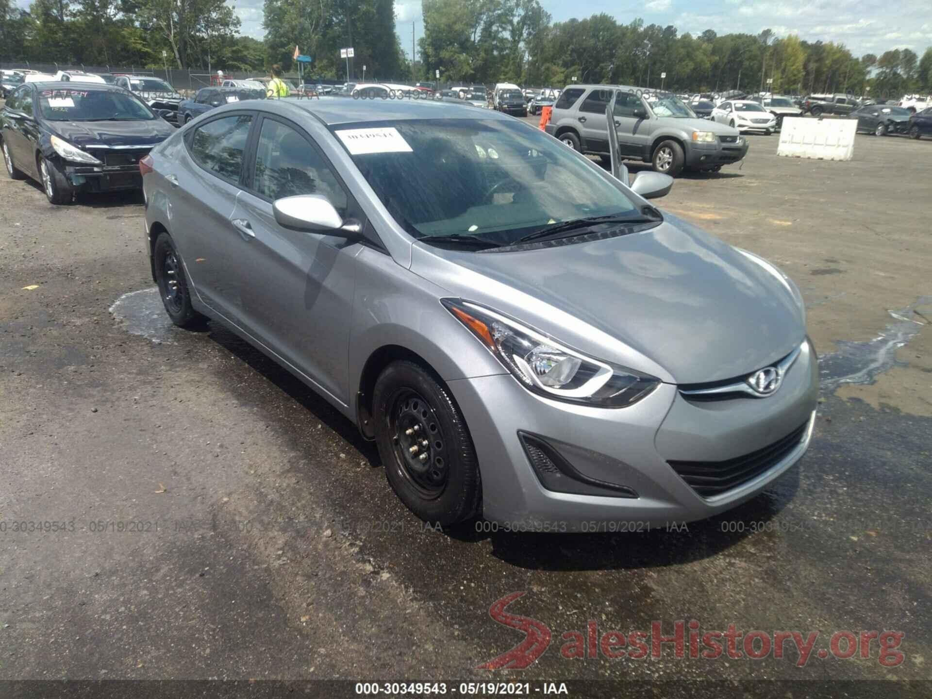 5NPDH4AE0GH770059 2016 HYUNDAI ELANTRA