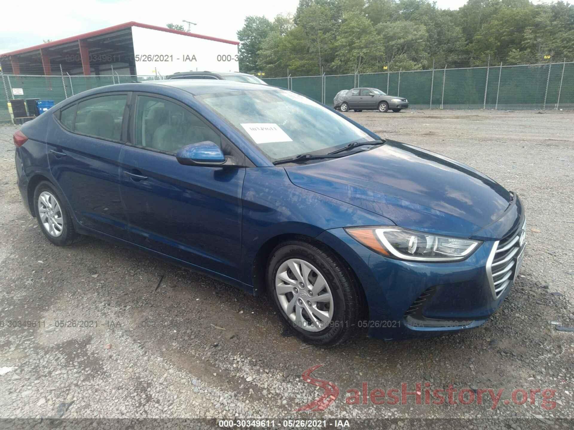 5NPD74LF9HH100763 2017 HYUNDAI ELANTRA