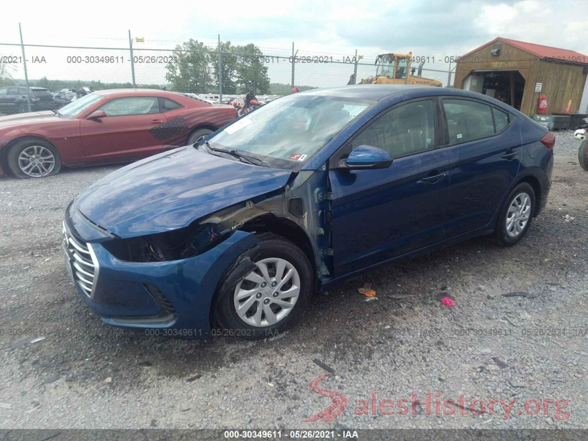 5NPD74LF9HH100763 2017 HYUNDAI ELANTRA