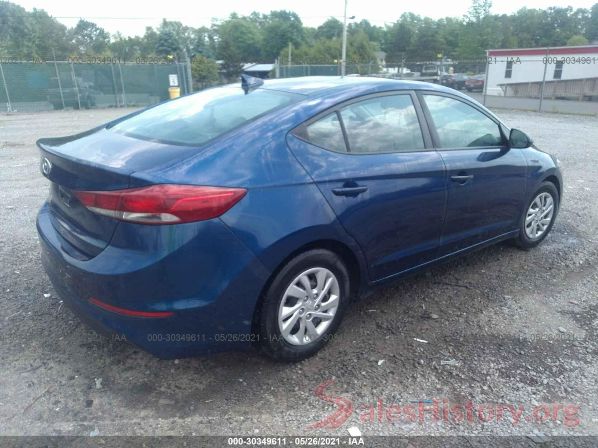 5NPD74LF9HH100763 2017 HYUNDAI ELANTRA