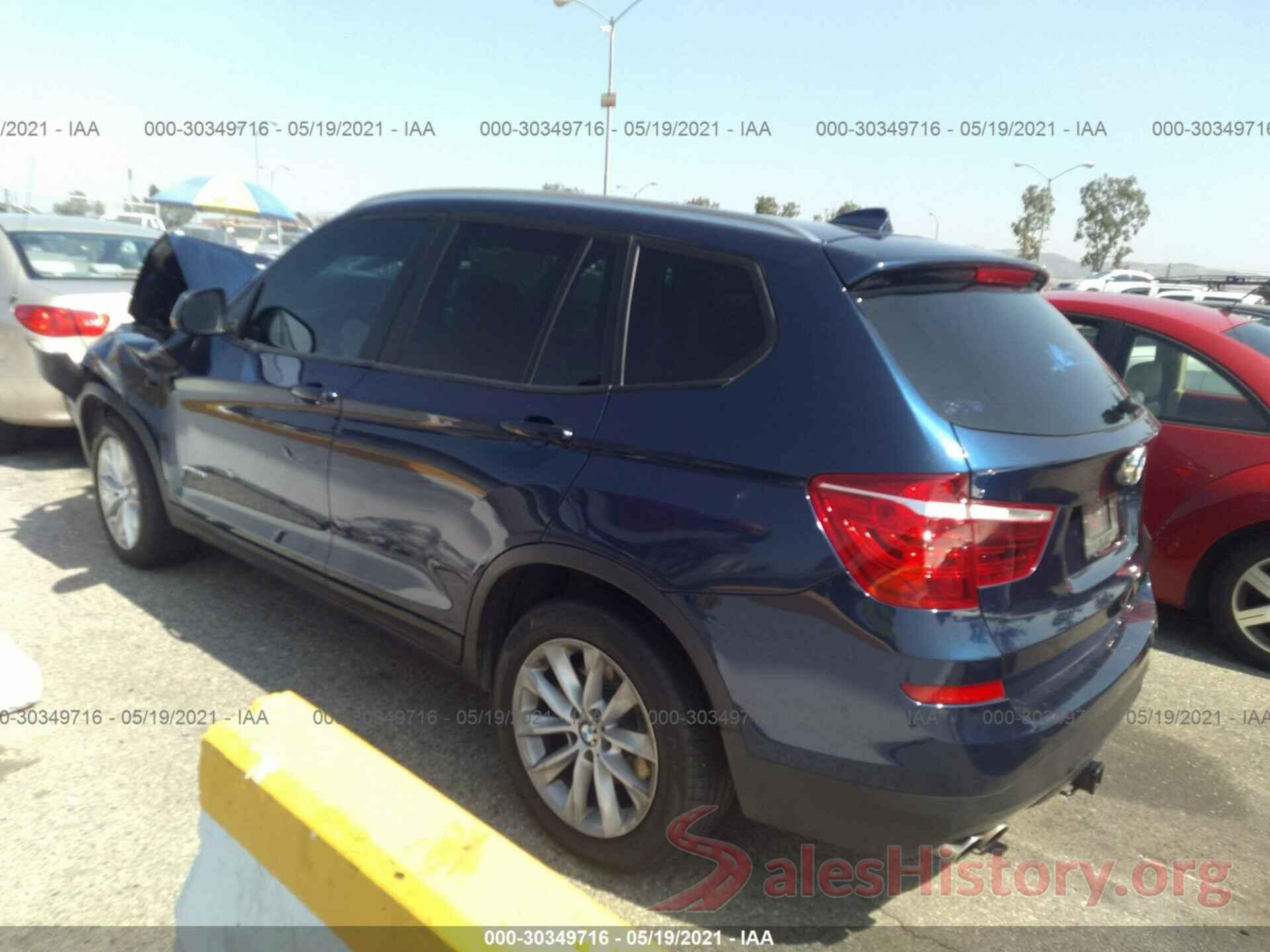 5UXWX9C36H0T21227 2017 BMW X3