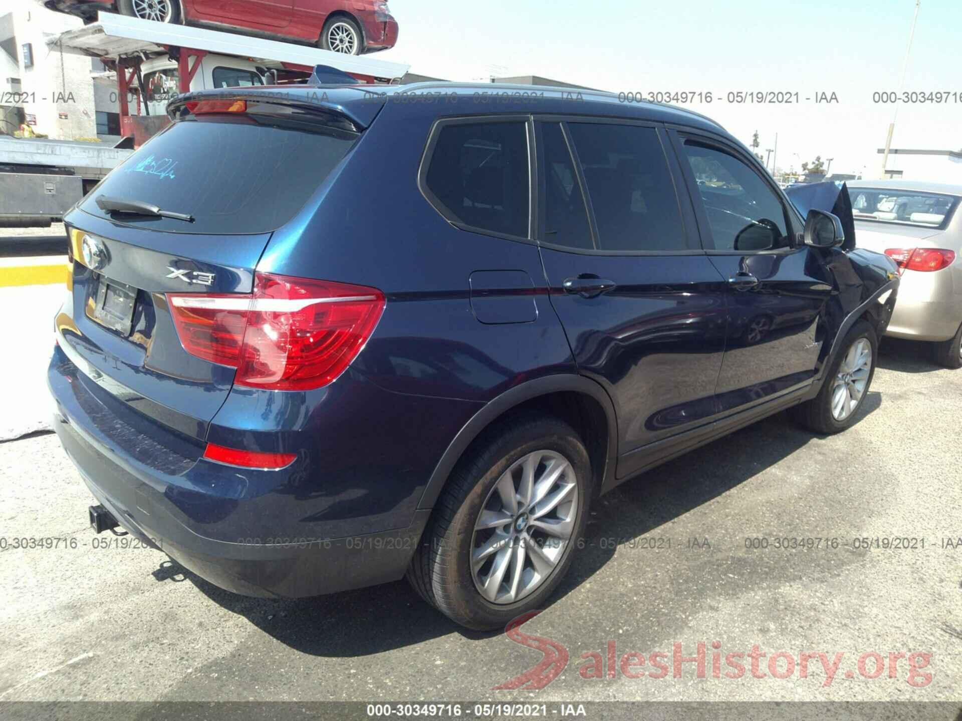 5UXWX9C36H0T21227 2017 BMW X3