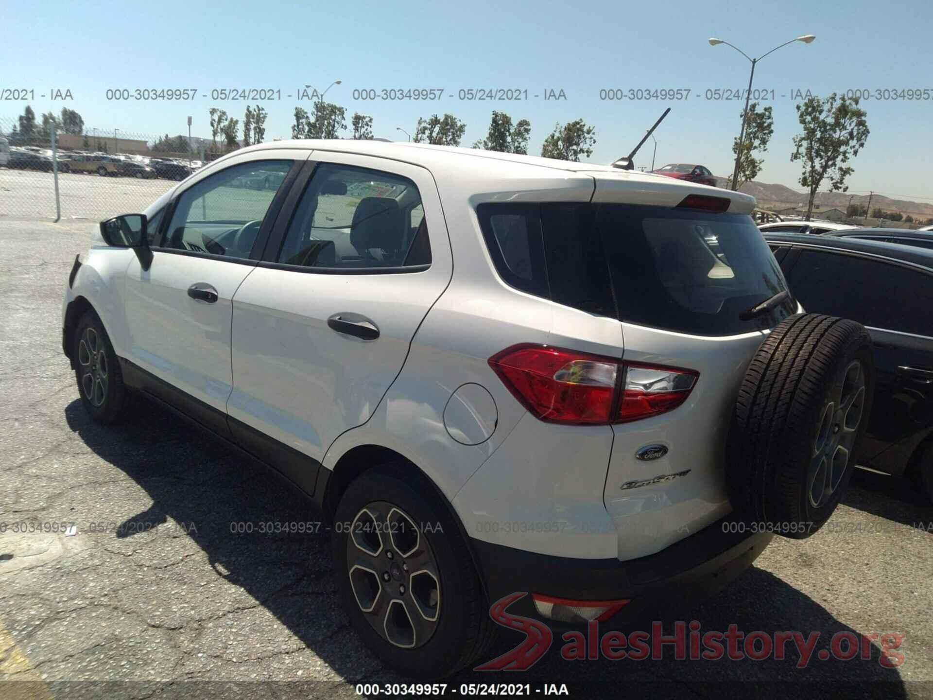 MAJ3P1REXJC193079 2018 FORD ECOSPORT