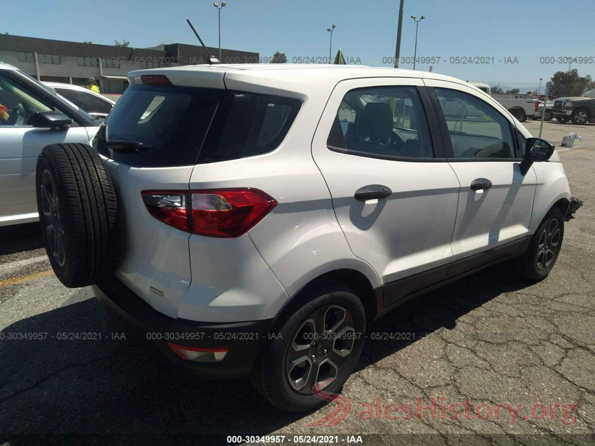 MAJ3P1REXJC193079 2018 FORD ECOSPORT