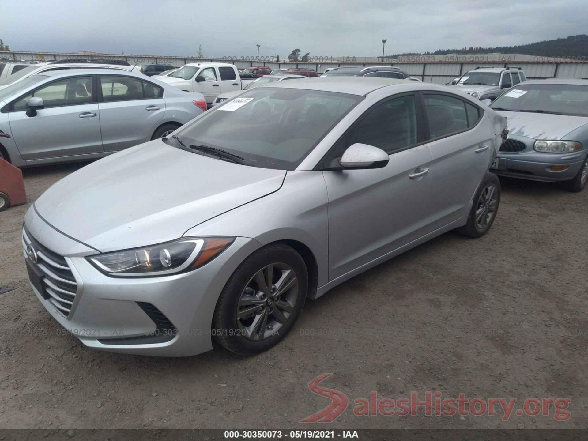 5NPD84LF8JH310595 2018 HYUNDAI ELANTRA