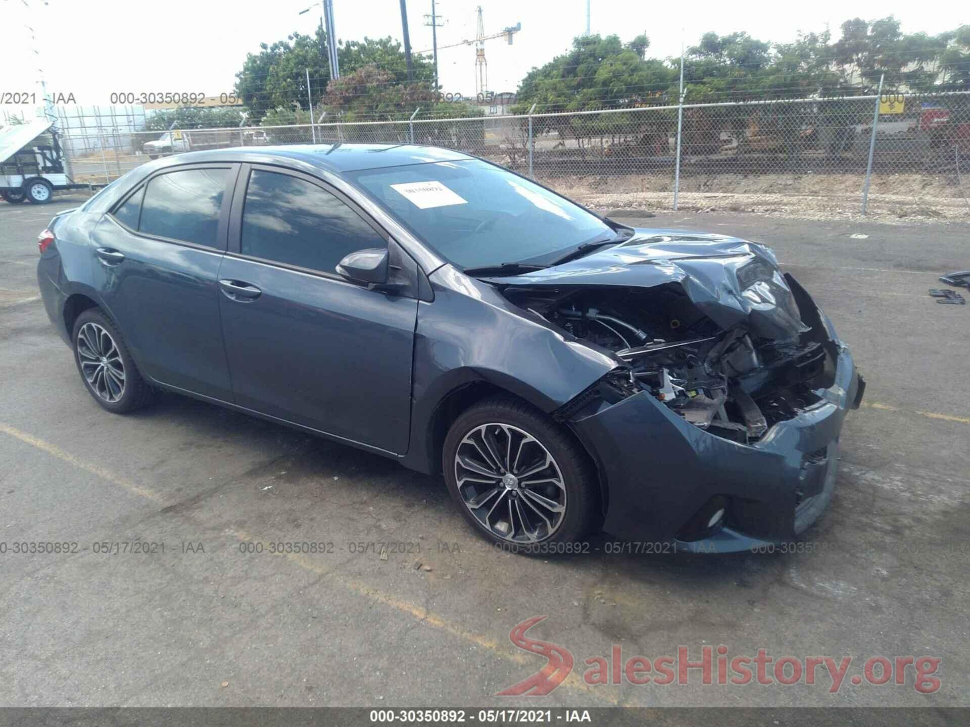 5YFBURHE5GP420368 2016 TOYOTA COROLLA