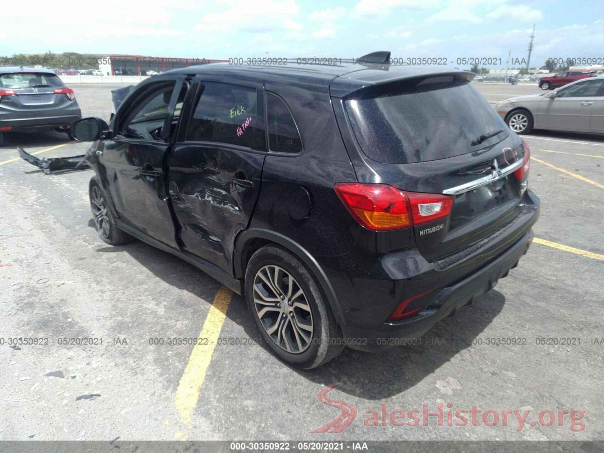 JA4AP3AU9JU009092 2018 MITSUBISHI OUTLANDER SPORT