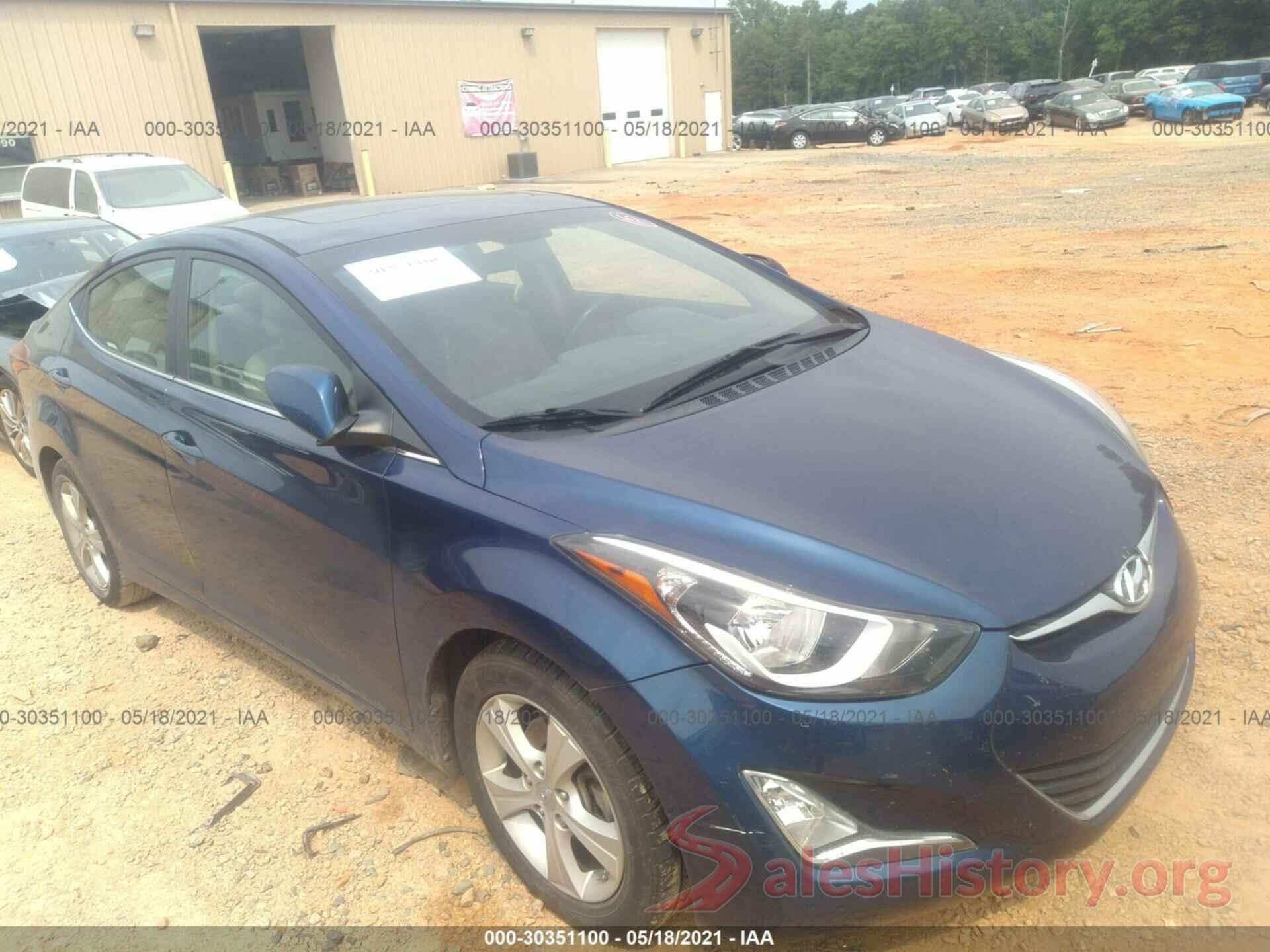 5NPDH4AE6GH766517 2016 HYUNDAI ELANTRA