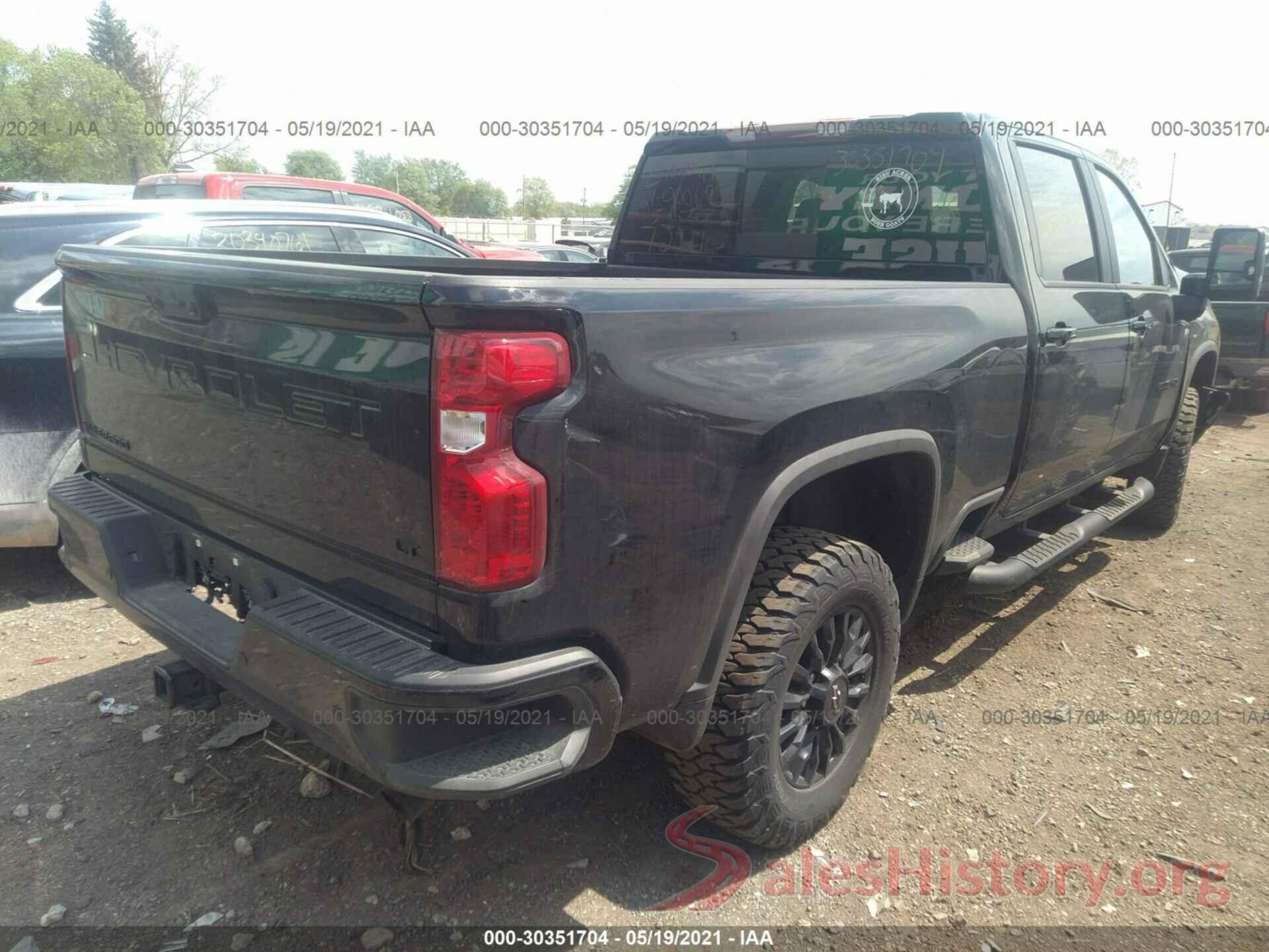 1GC4YNE70MF167264 2021 CHEVROLET SILVERADO 2500HD