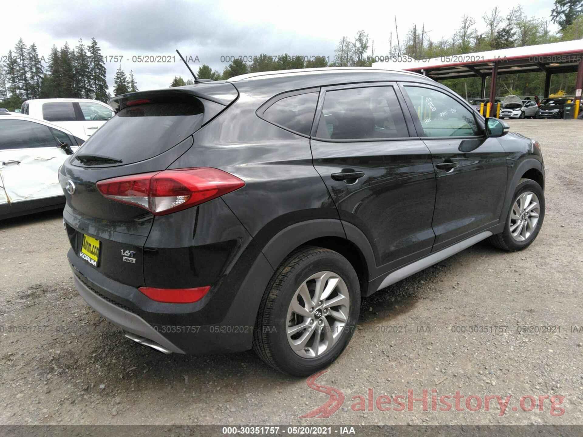 KM8J3CA20HU371608 2017 HYUNDAI TUCSON