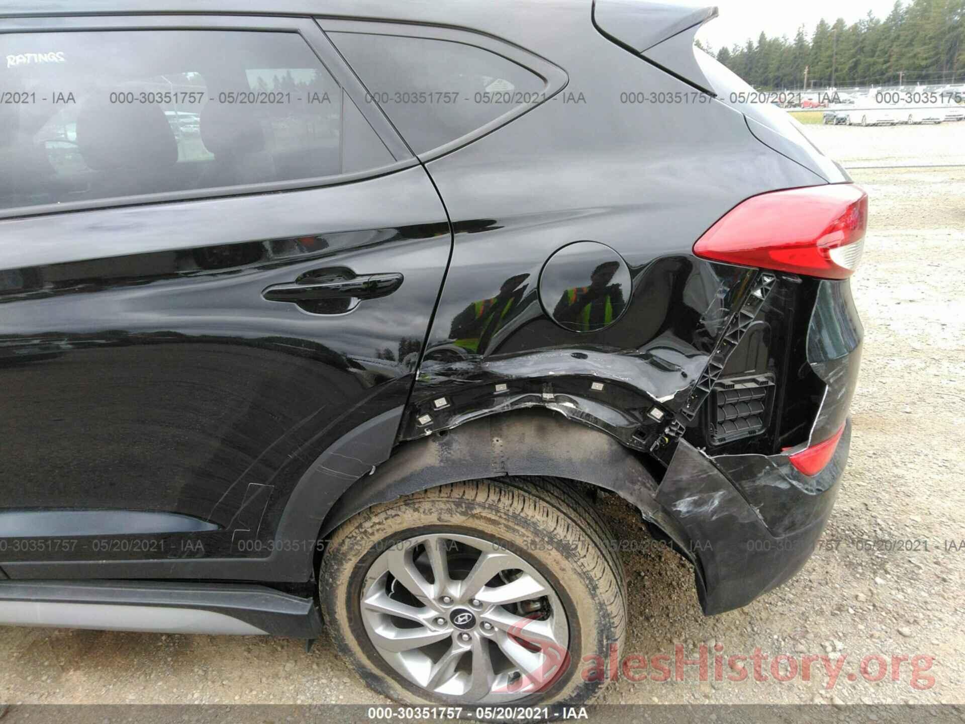 KM8J3CA20HU371608 2017 HYUNDAI TUCSON