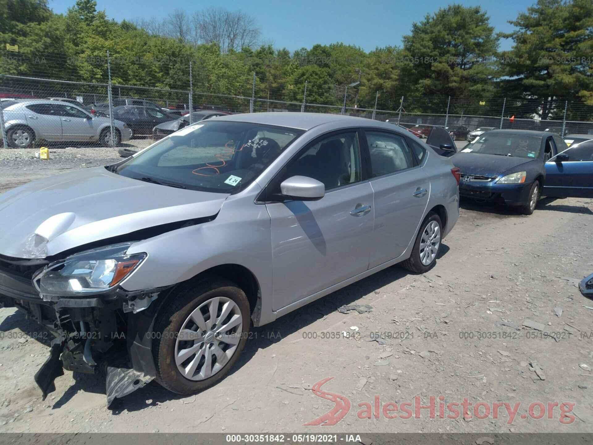 3N1AB7AP0KY366006 2019 NISSAN SENTRA