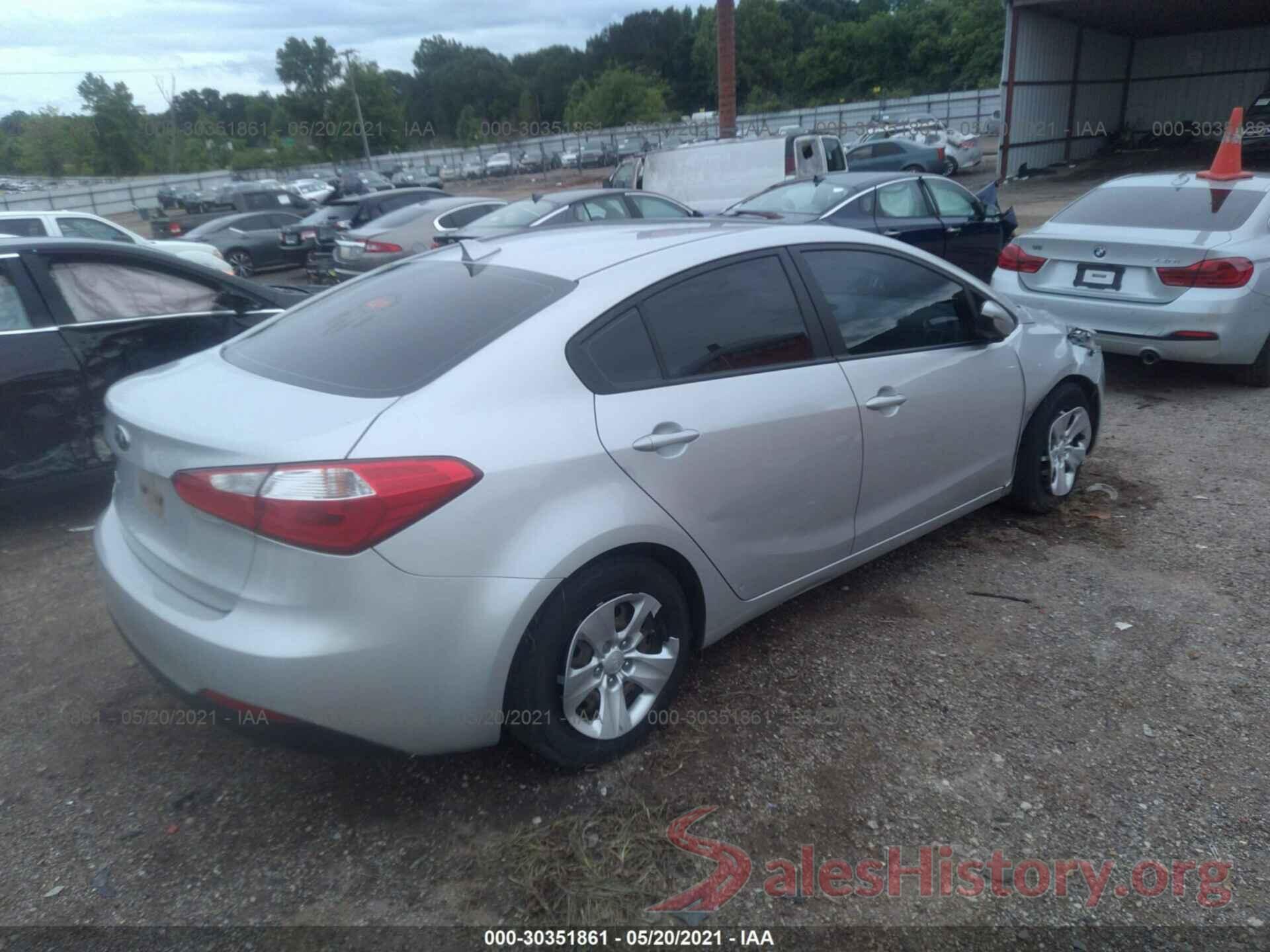 KNAFK4A67G5514260 2016 KIA FORTE