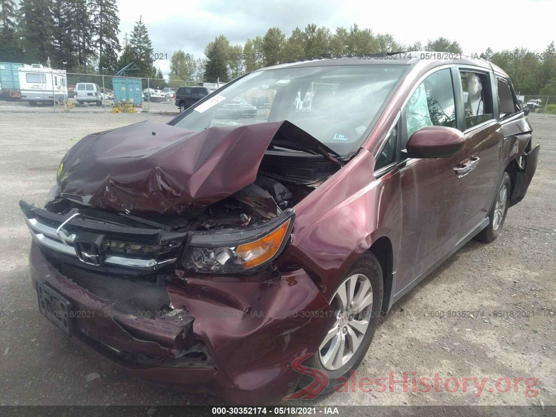 5FNRL5H6XGB132845 2016 HONDA ODYSSEY