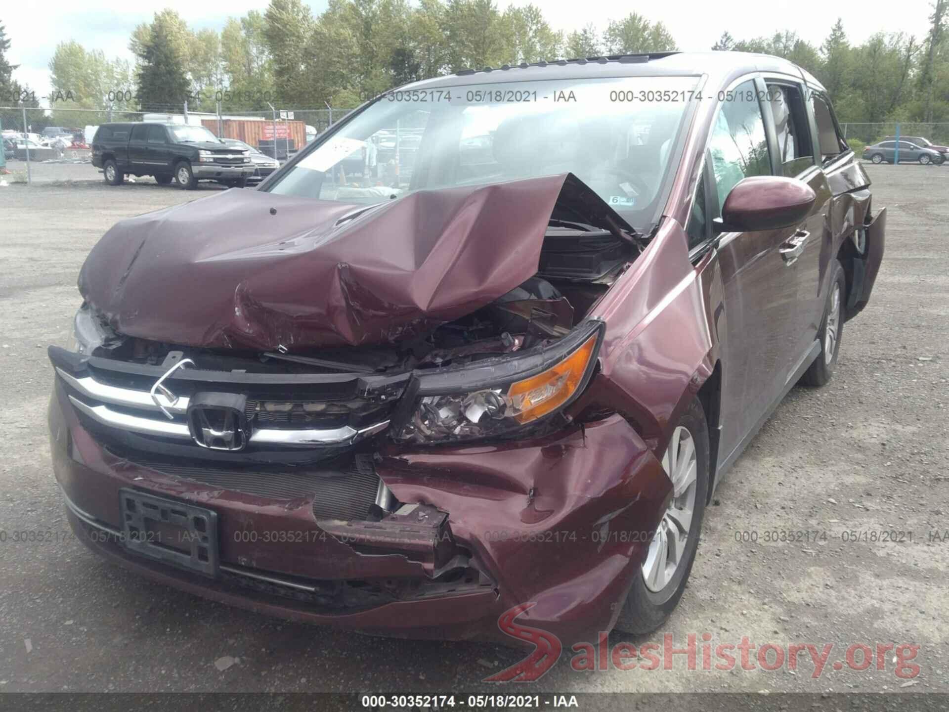 5FNRL5H6XGB132845 2016 HONDA ODYSSEY