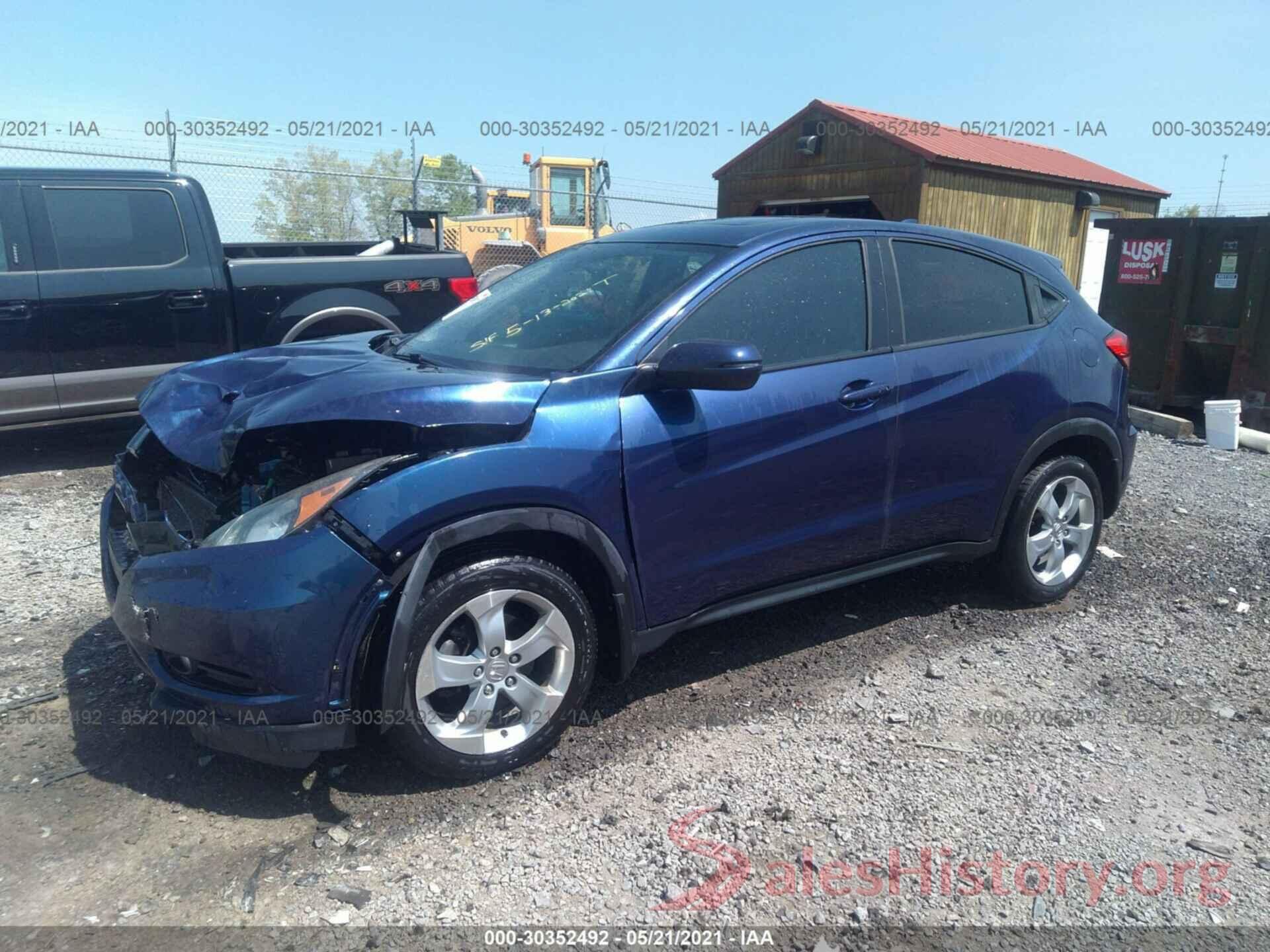 3CZRU6H55GM752454 2016 HONDA HR-V