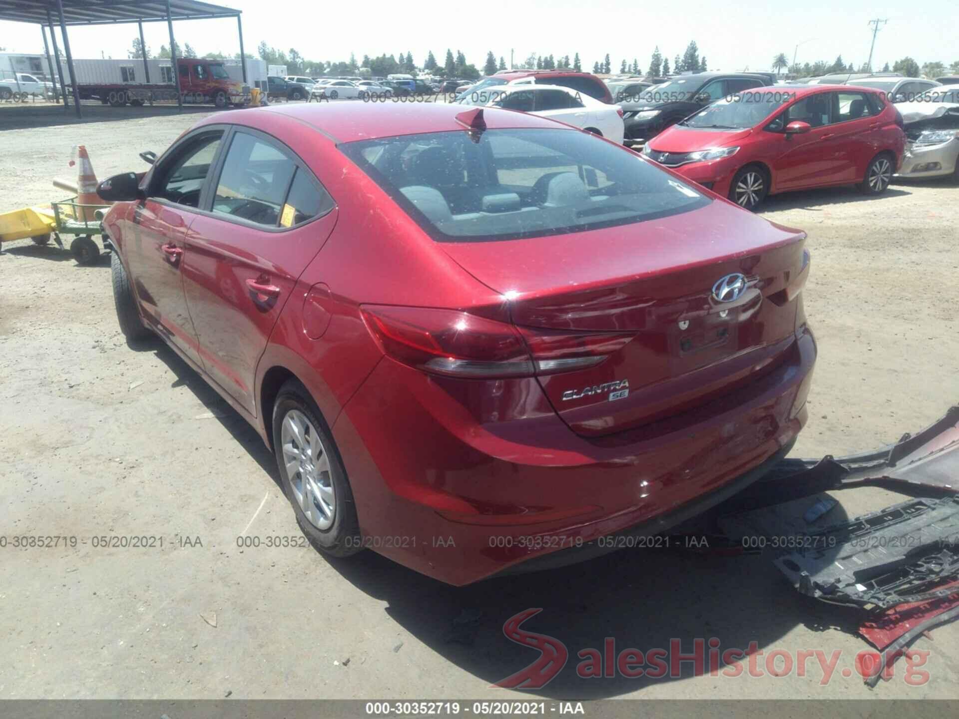 KMHD74LF0HU082381 2017 HYUNDAI ELANTRA