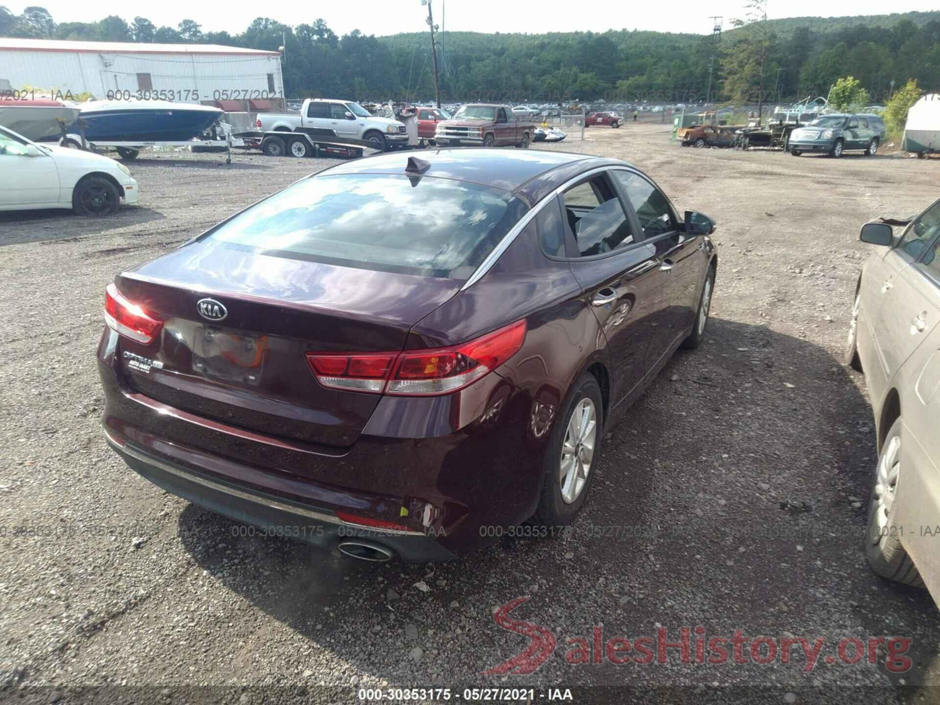 5XXGT4L36GG025111 2016 KIA OPTIMA