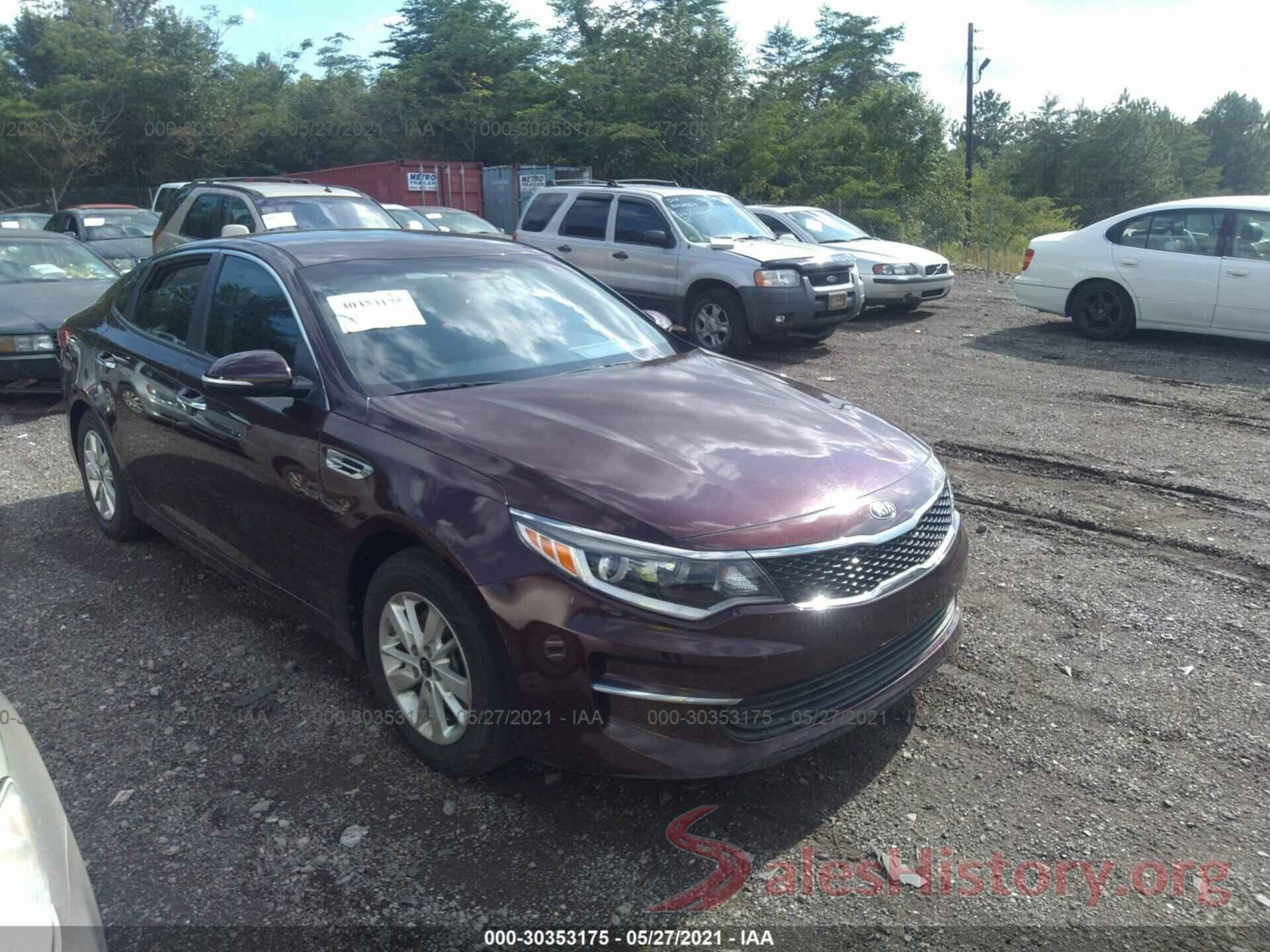 5XXGT4L36GG025111 2016 KIA OPTIMA