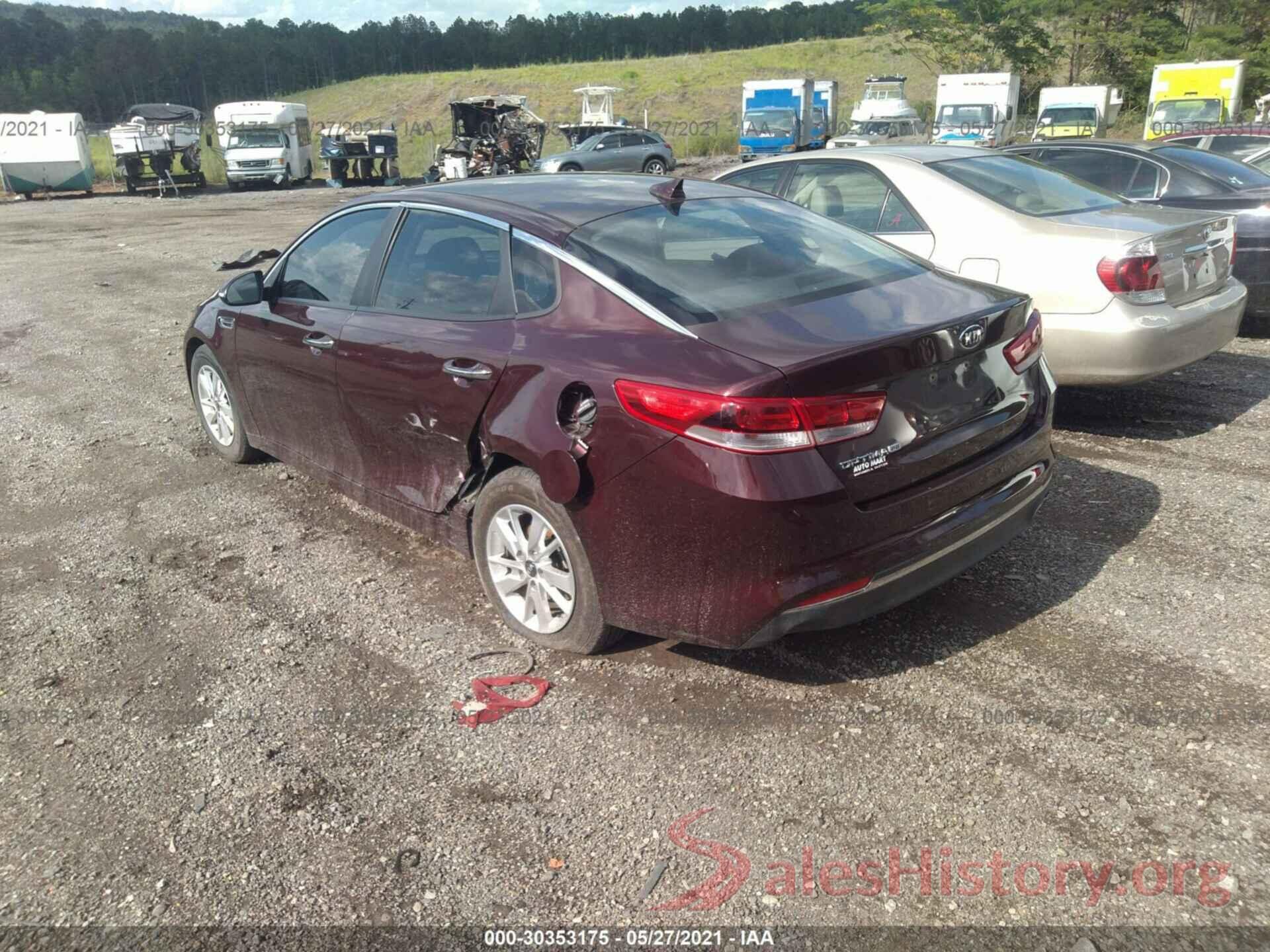 5XXGT4L36GG025111 2016 KIA OPTIMA