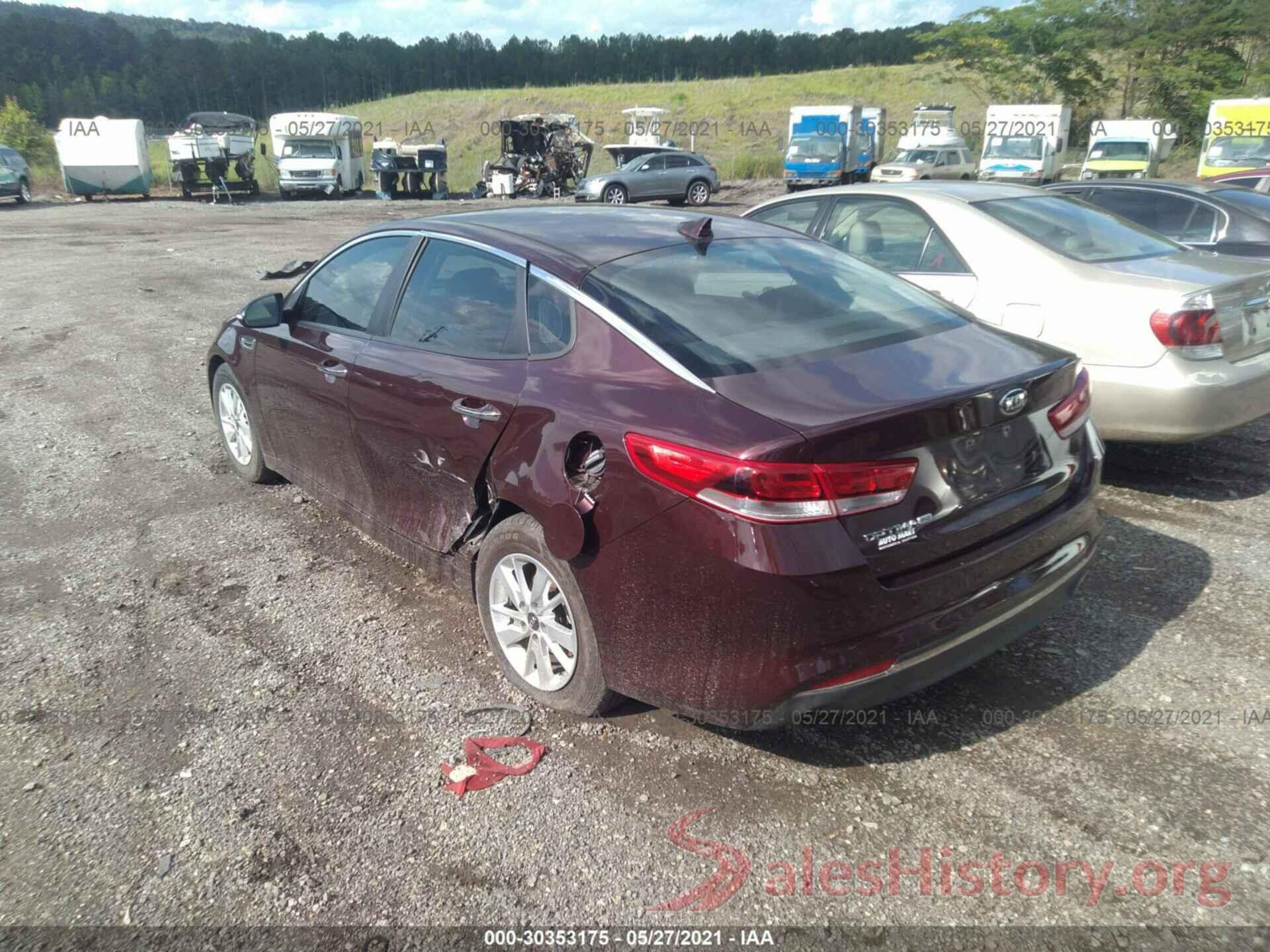 5XXGT4L36GG025111 2016 KIA OPTIMA