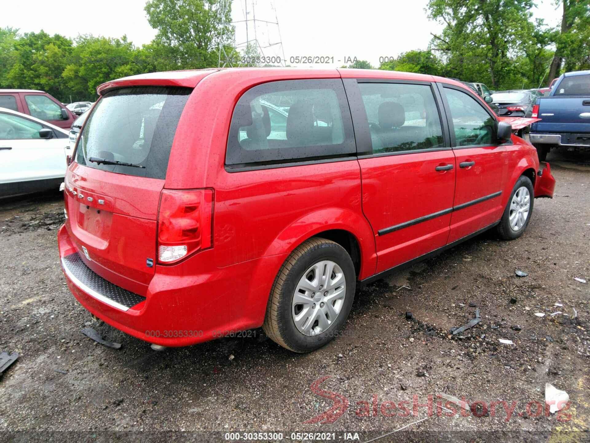 2C4RDGBG8GR256014 2016 DODGE GRAND CARAVAN