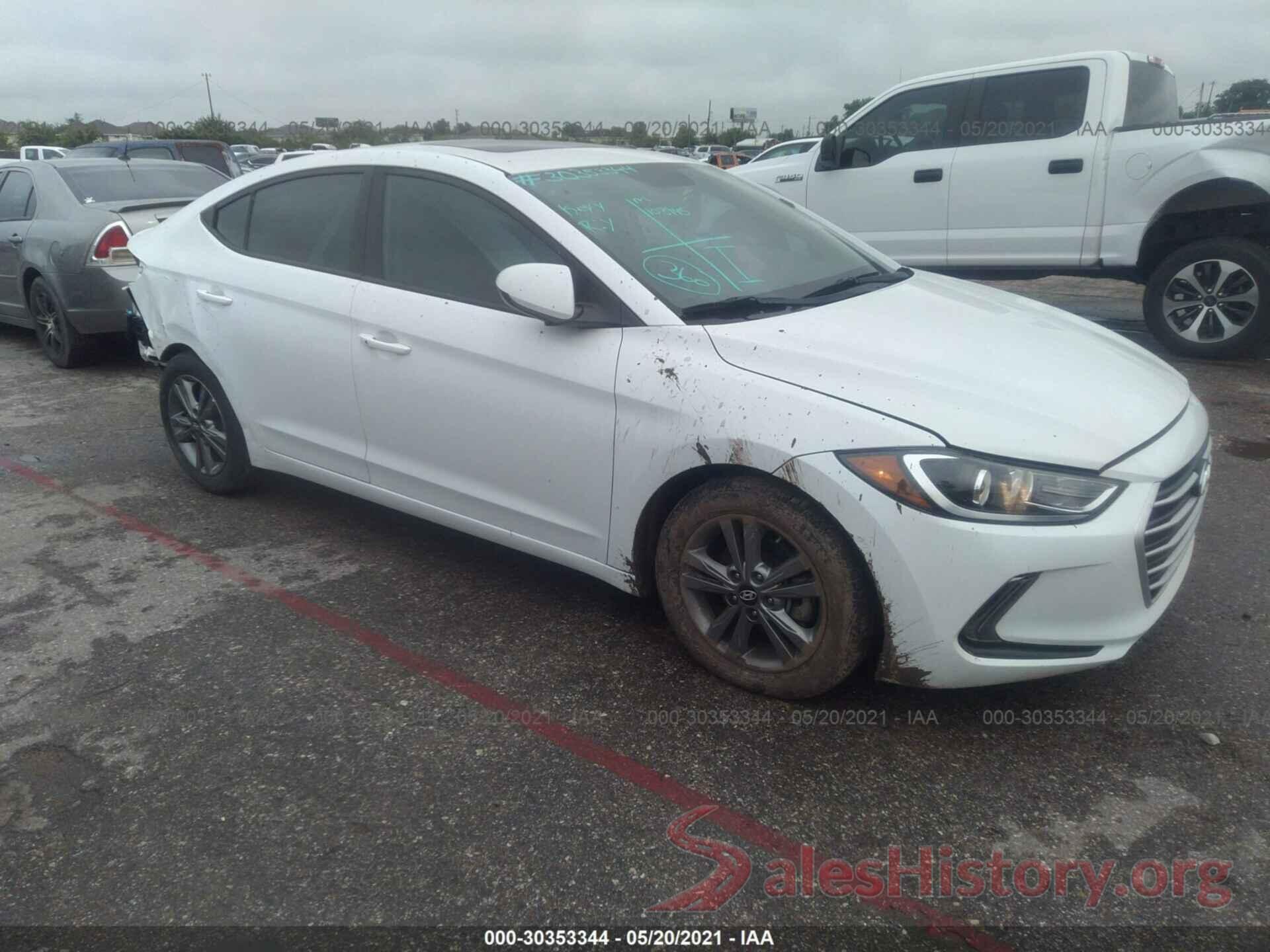 5NPD84LFXHH119948 2017 HYUNDAI ELANTRA