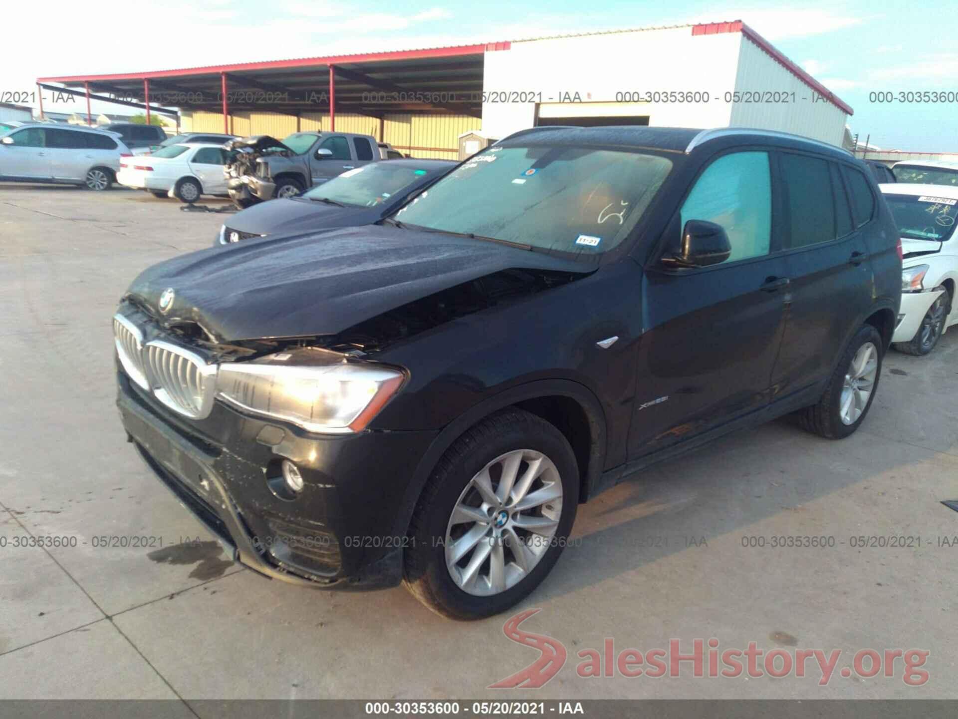 5UXWX9C59H0T12569 2017 BMW X3