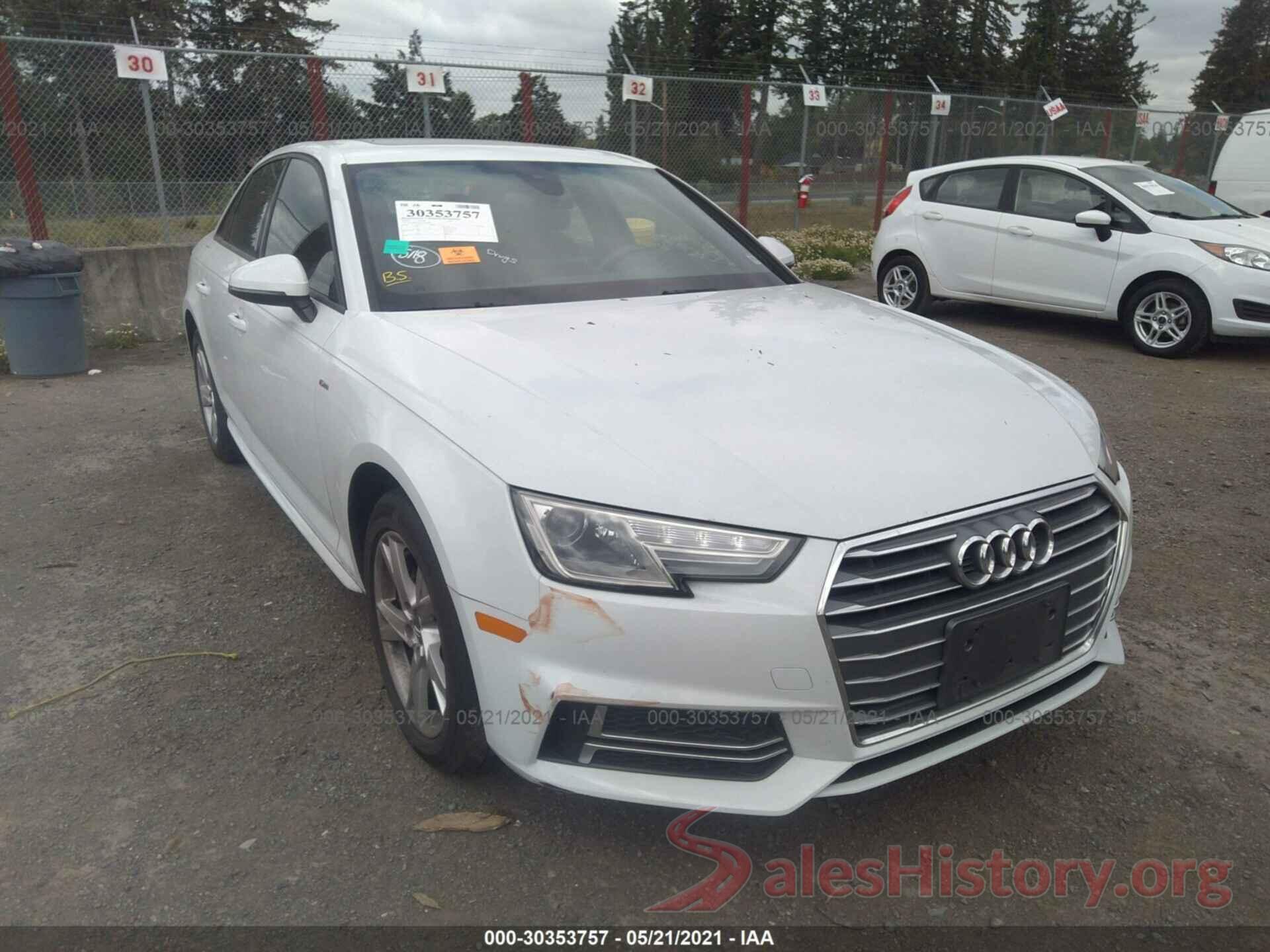 WAUKMAF4XJA234880 2018 AUDI A4