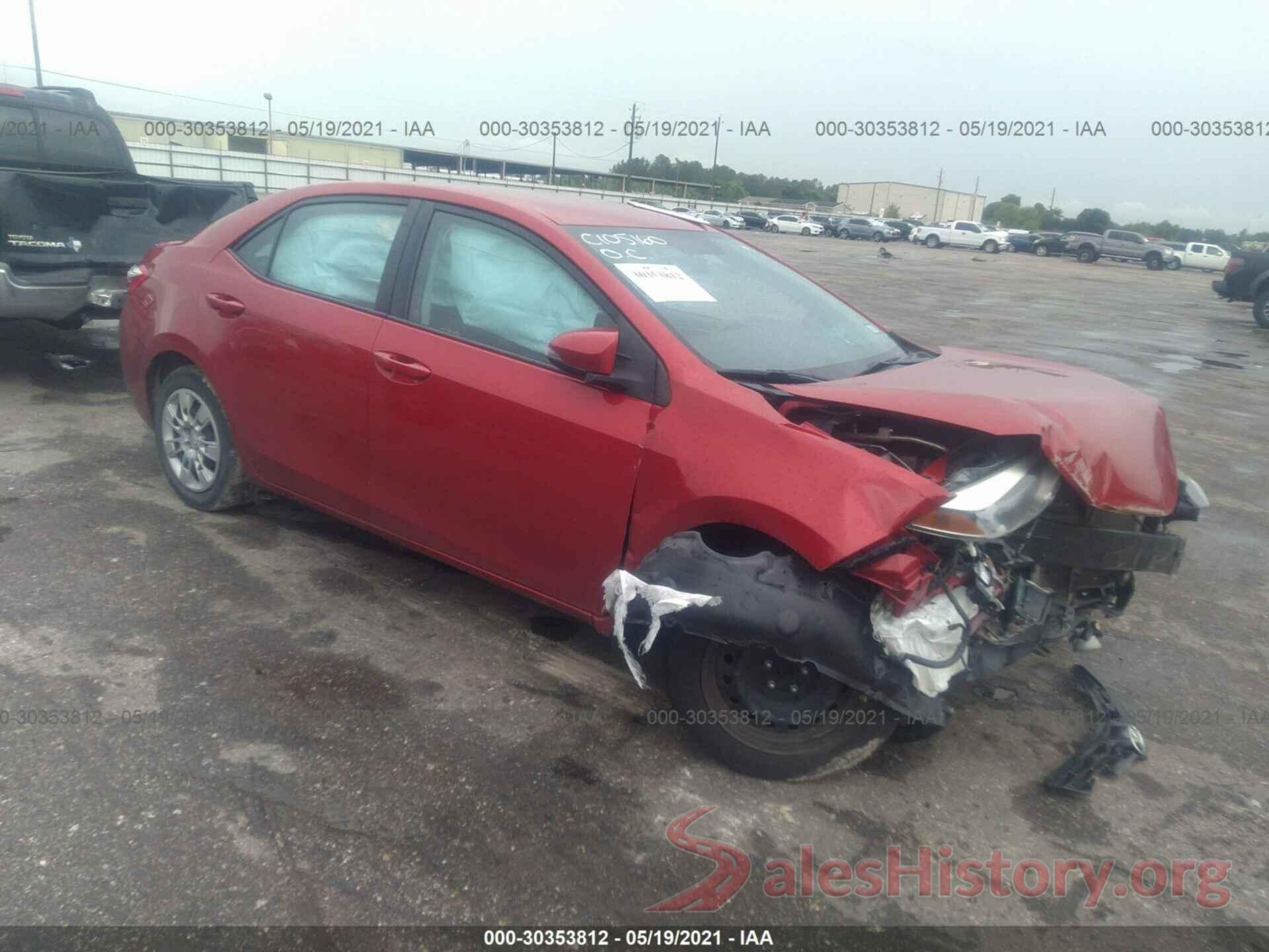 5YFBURHE5GP462460 2016 TOYOTA COROLLA