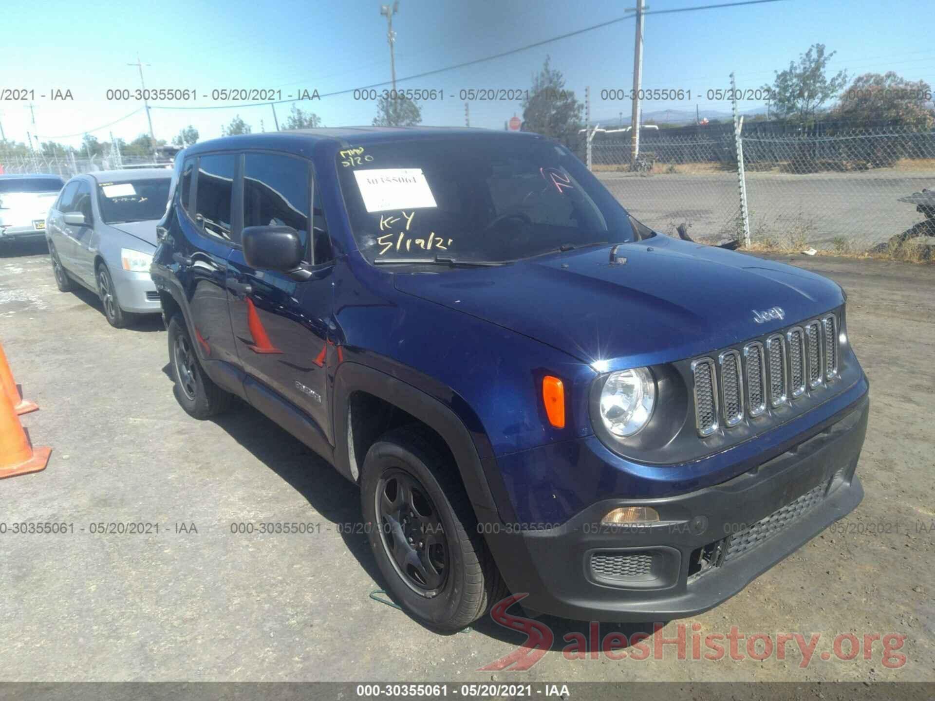 ZACCJBAB4JPG92913 2018 JEEP RENEGADE