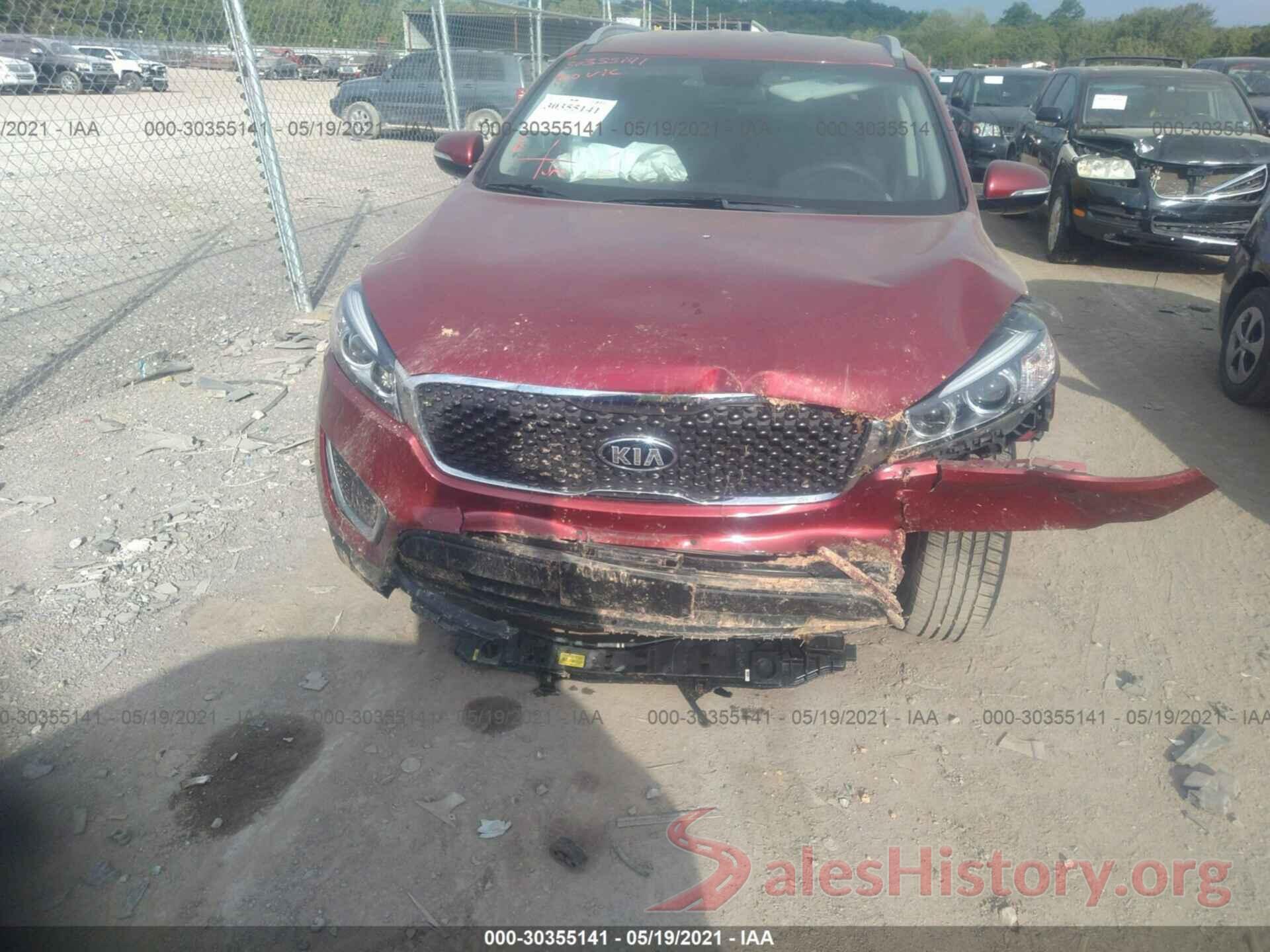 5XYPG4A54GG151259 2016 KIA SORENTO