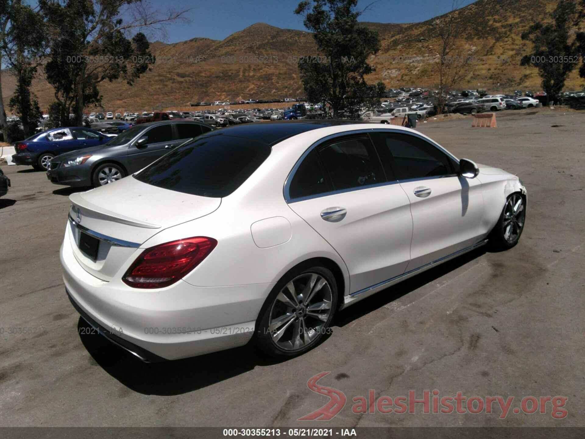 55SWF4JB5HU233223 2017 MERCEDES-BENZ C-CLASS