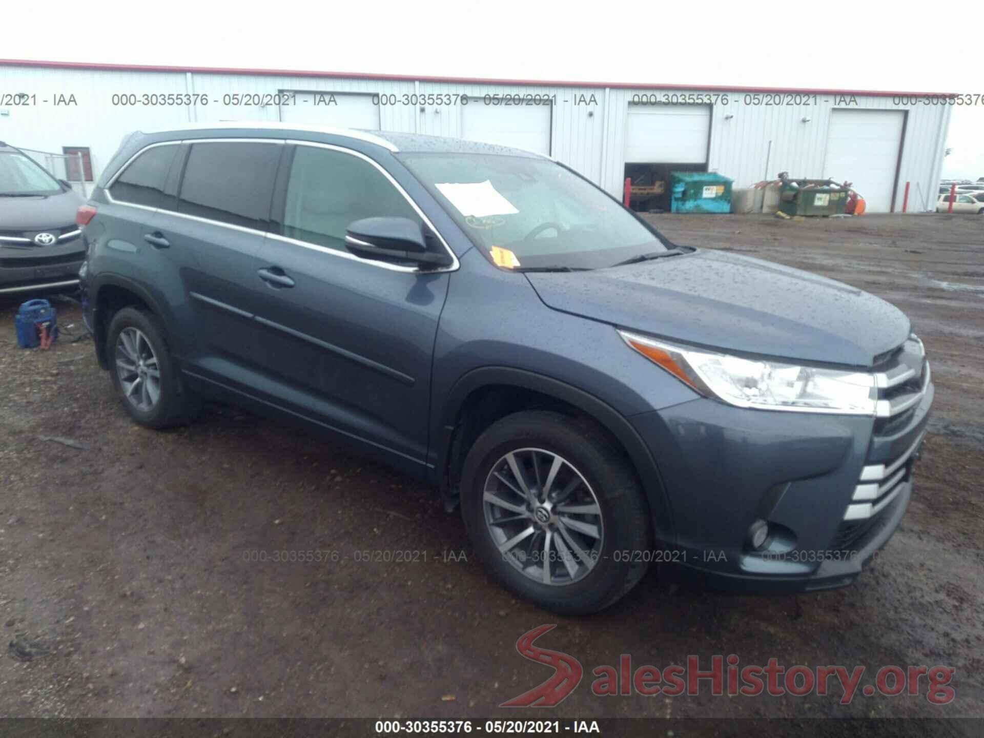 5TDJZRFH2JS824513 2018 TOYOTA HIGHLANDER